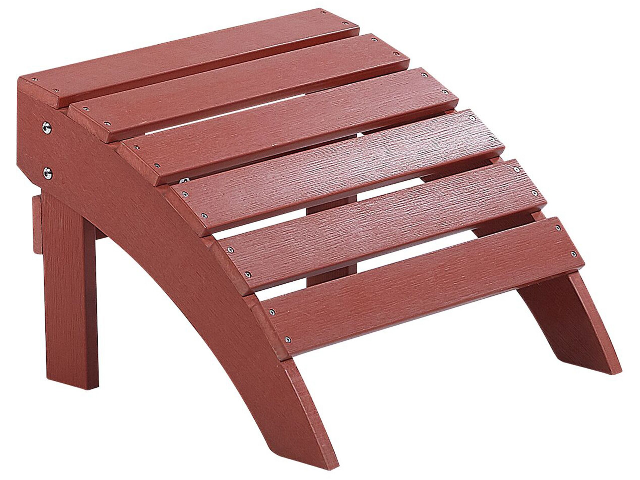 Garden Footstool Red ADIRONDACK - Gemini Interiors