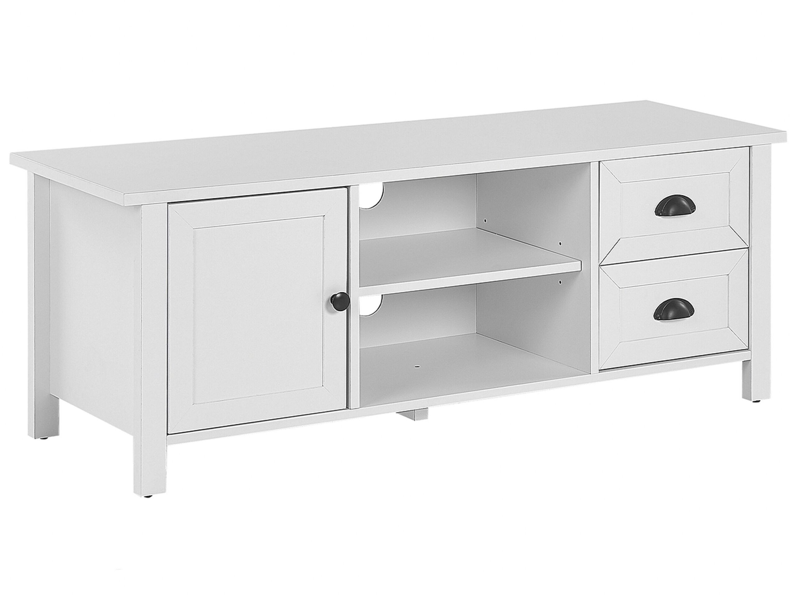 TV Stand White HONOLULU - Gemini Interiors