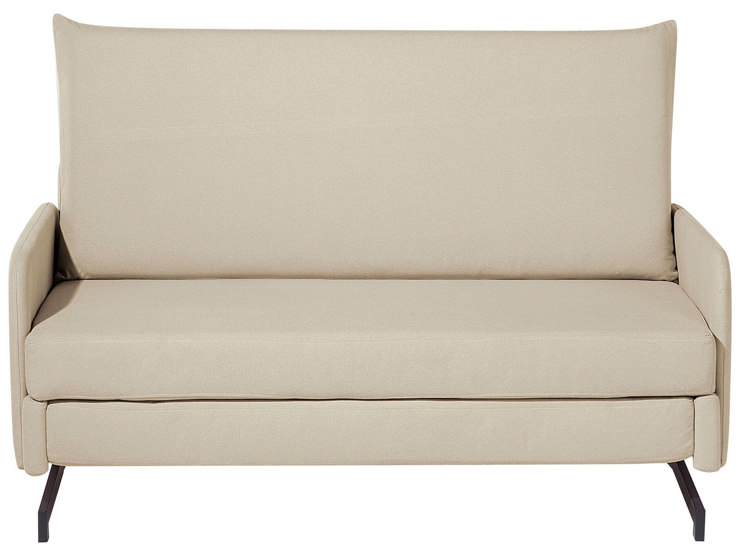Fabric Sofa Bed Beige BELFAST - Gemini Interiors
