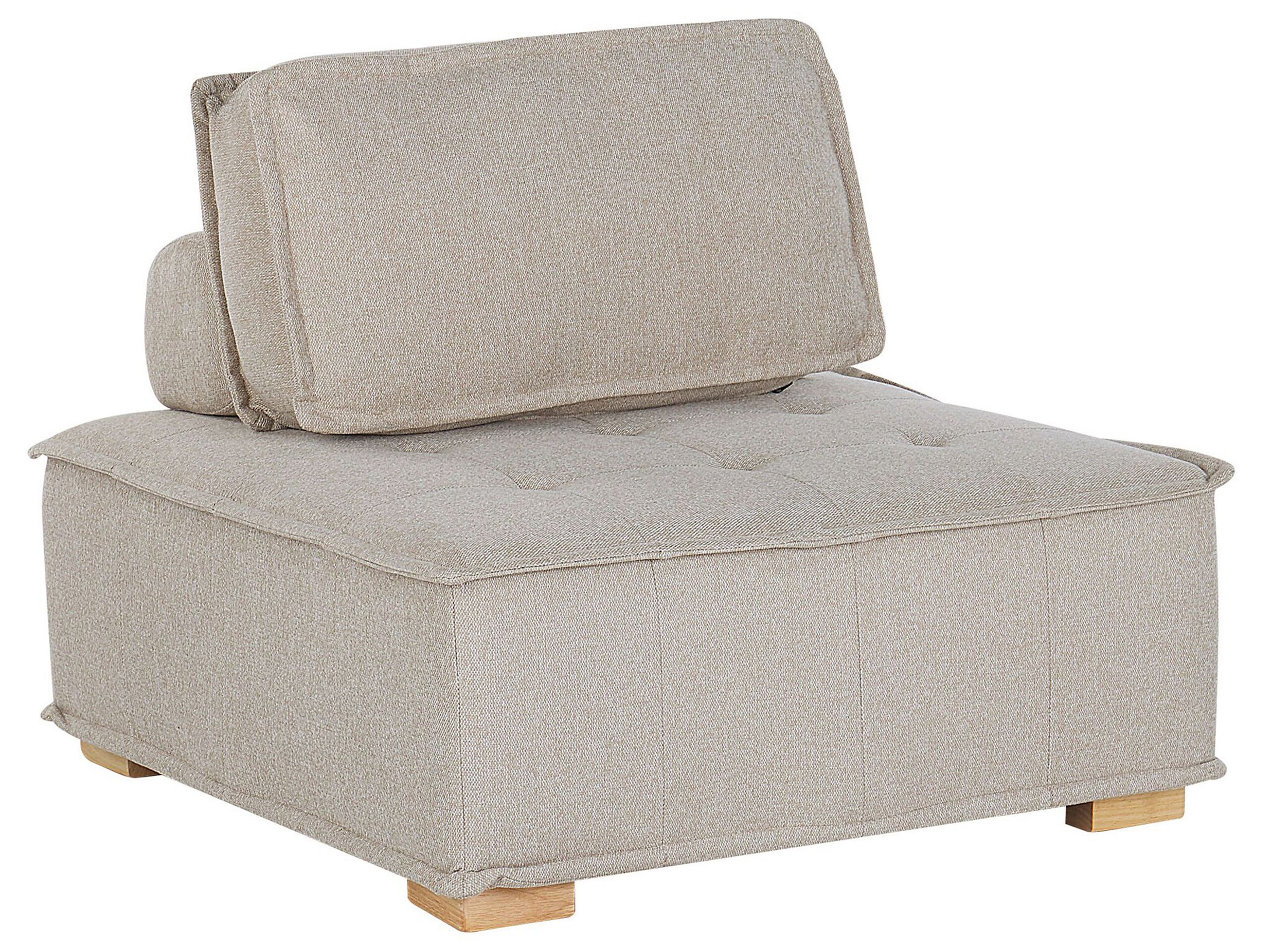 Fabric 1-Seat Section Beige TIBRO - Gemini Interiors