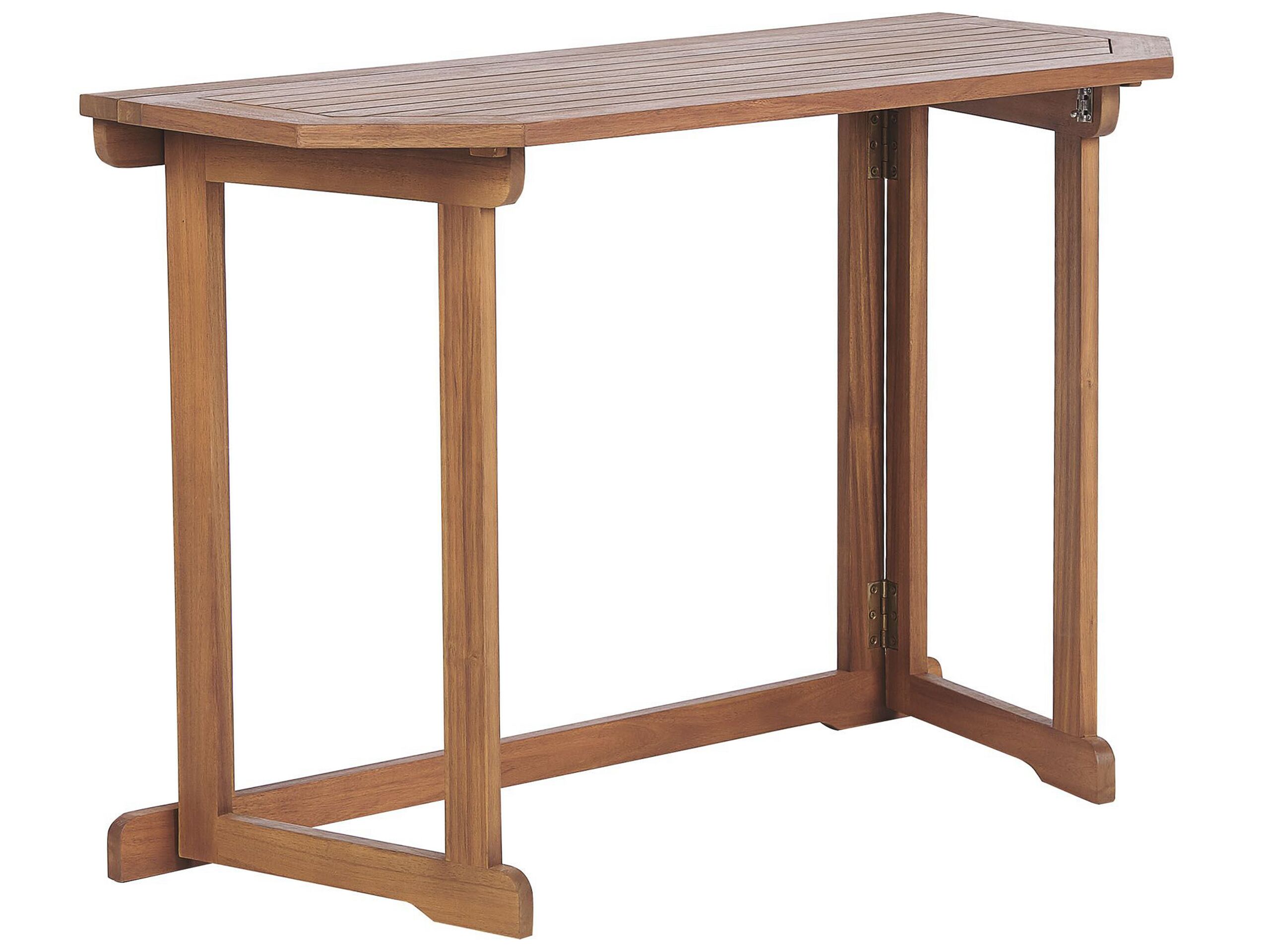 Acacia Wood Balcony Folding Table 110 x 47 cm TREIA - Gemini Interiors