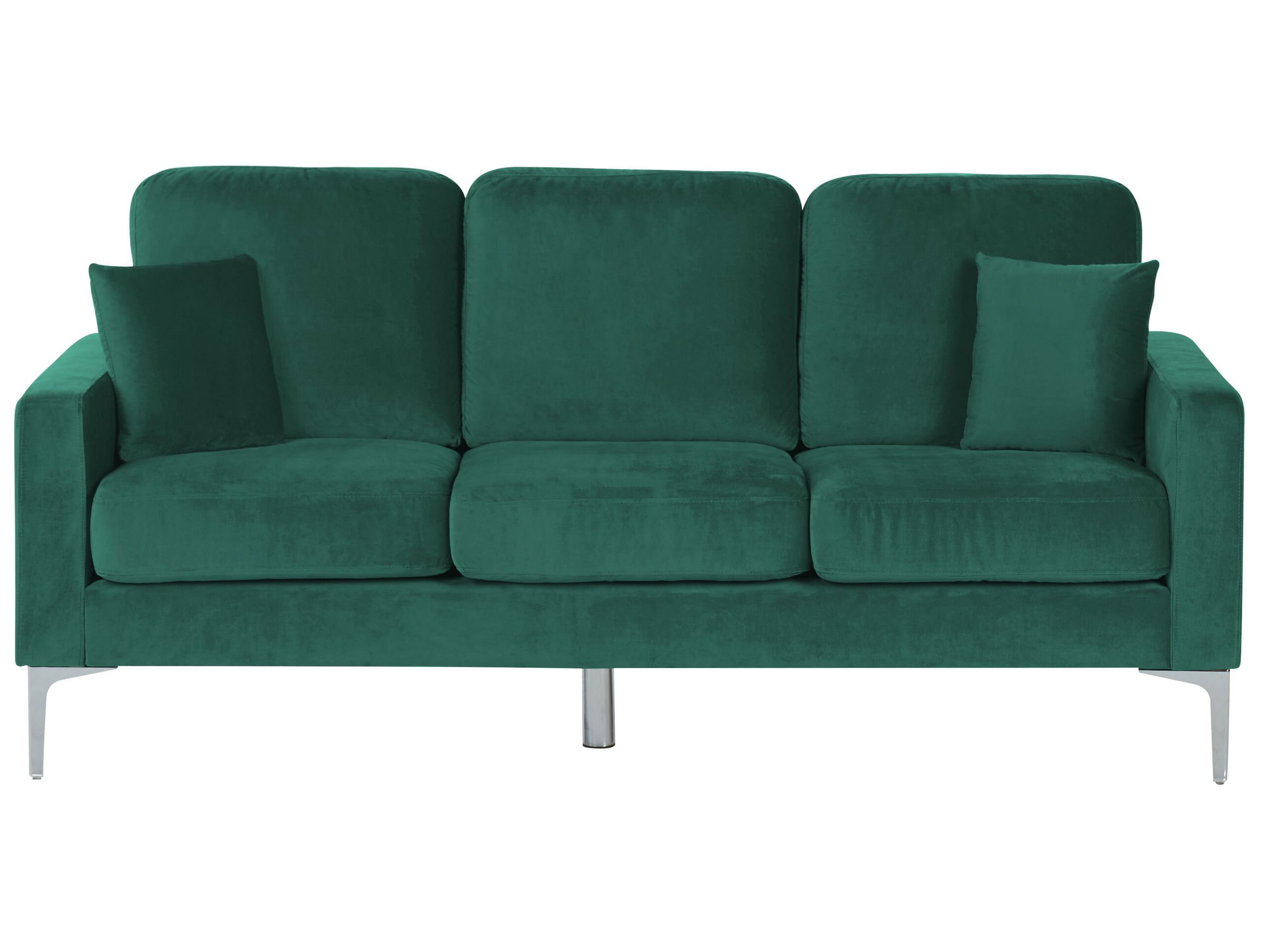 3 Seater Velvet Sofa Green GAVLE - Gemini Interiors