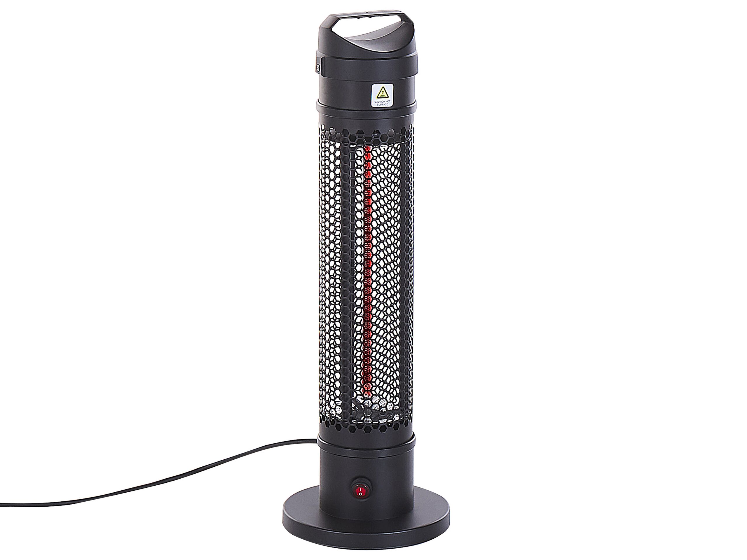 Freestanding Electric Patio Heater 1000 W Black KRAKATOA - Gemini Interiors
