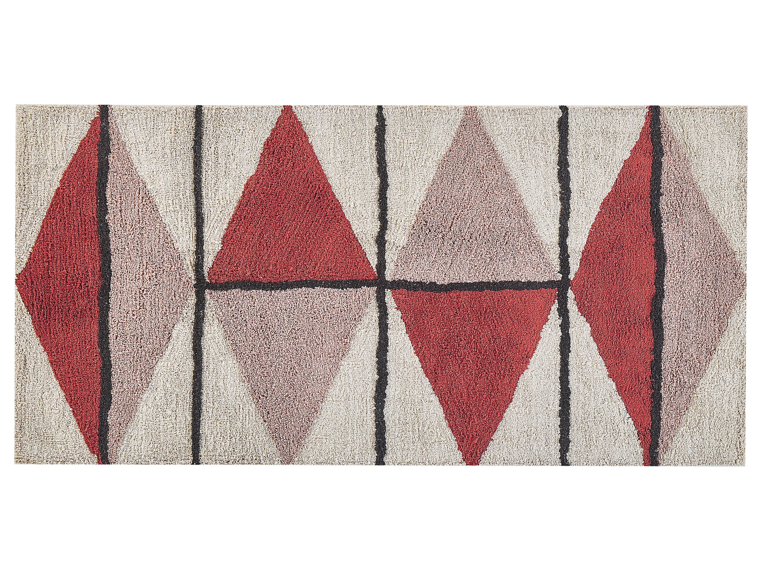 Cotton Area Rug 80x150cm Multicolour - Gemini Interiors