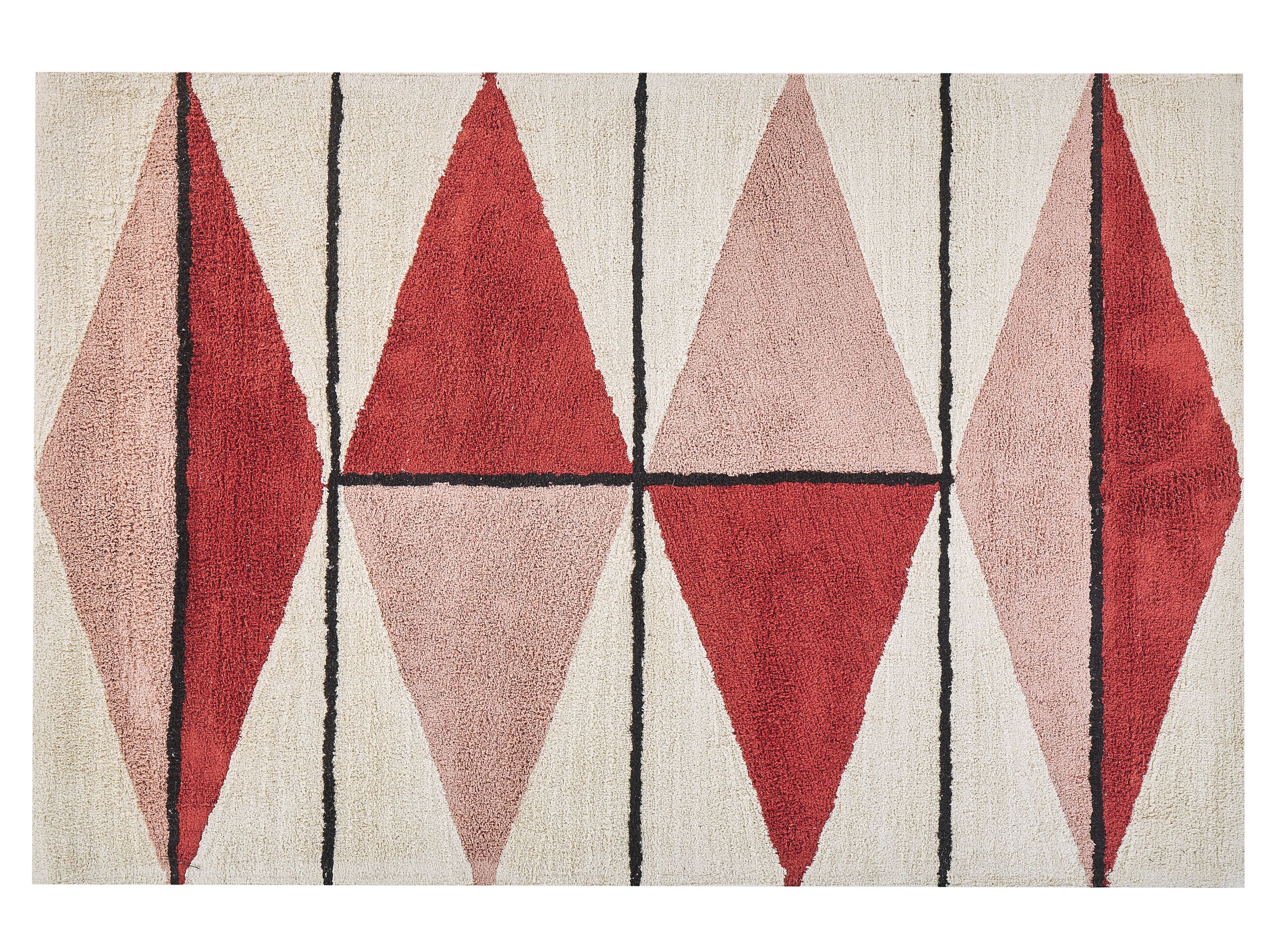 Cotton Area Rug 140x200cm Multicolour - Gemini Interiors