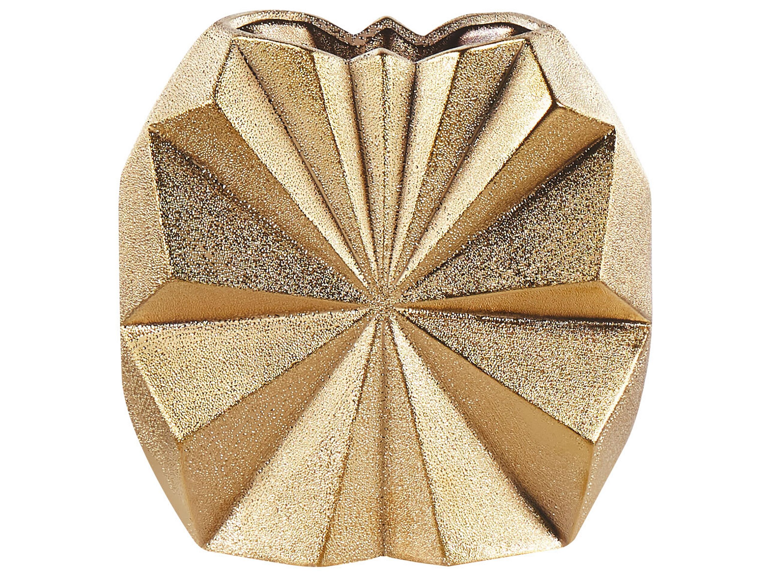 Ceramic Decorative Vase 25 Gold AELIA - Gemini Interiors