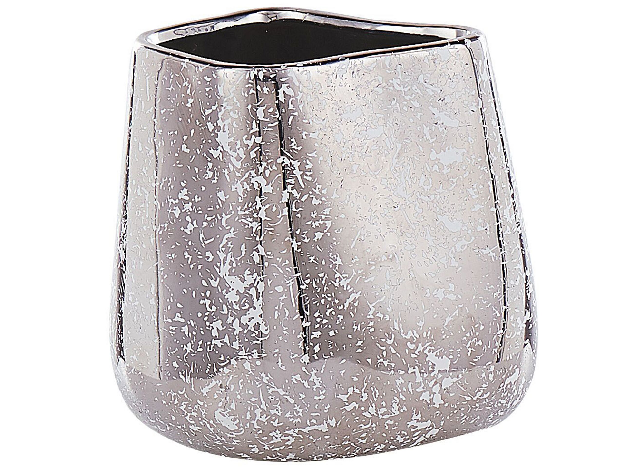 Stoneware Decorative Vase 20 Silver - Gemini Interiors