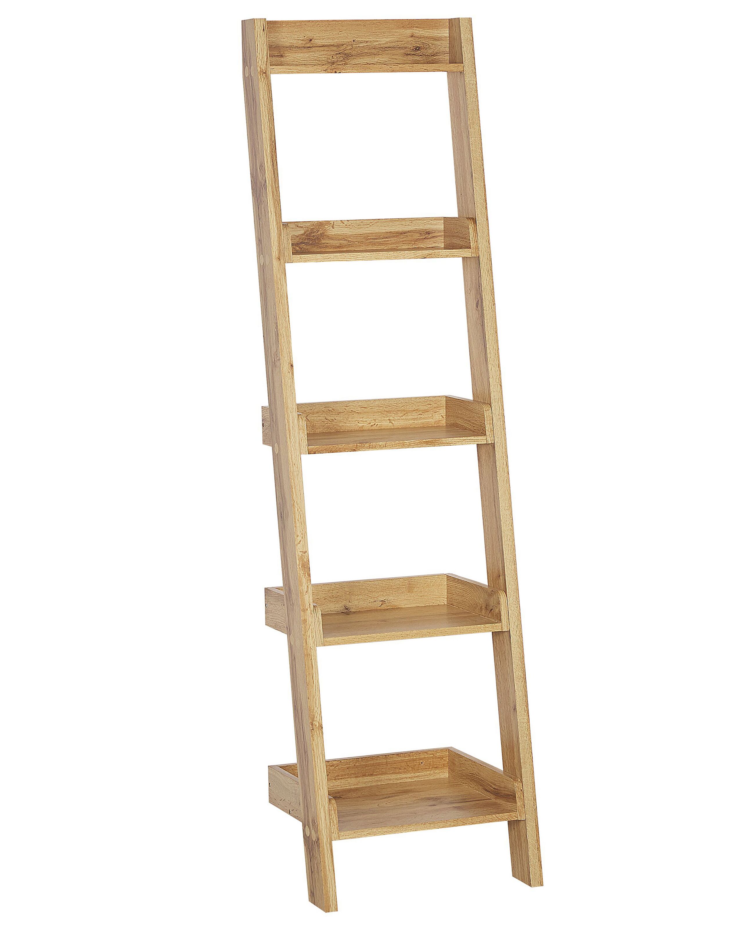 Ladder Shelf Light Wood MOBILE DUO - Gemini Interiors