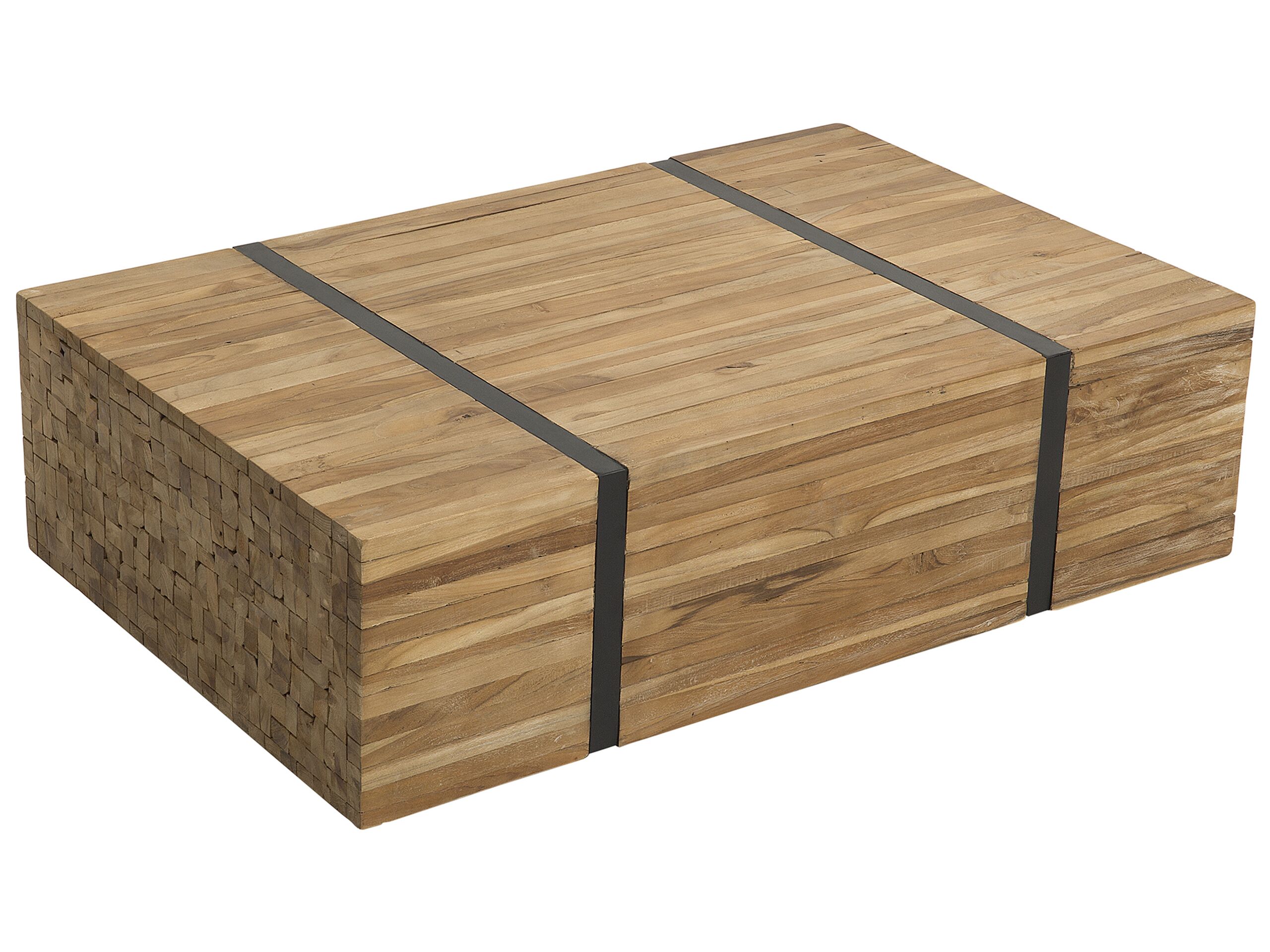 Teak Solid Wood Coffee Table GANDER - Gemini Interiors