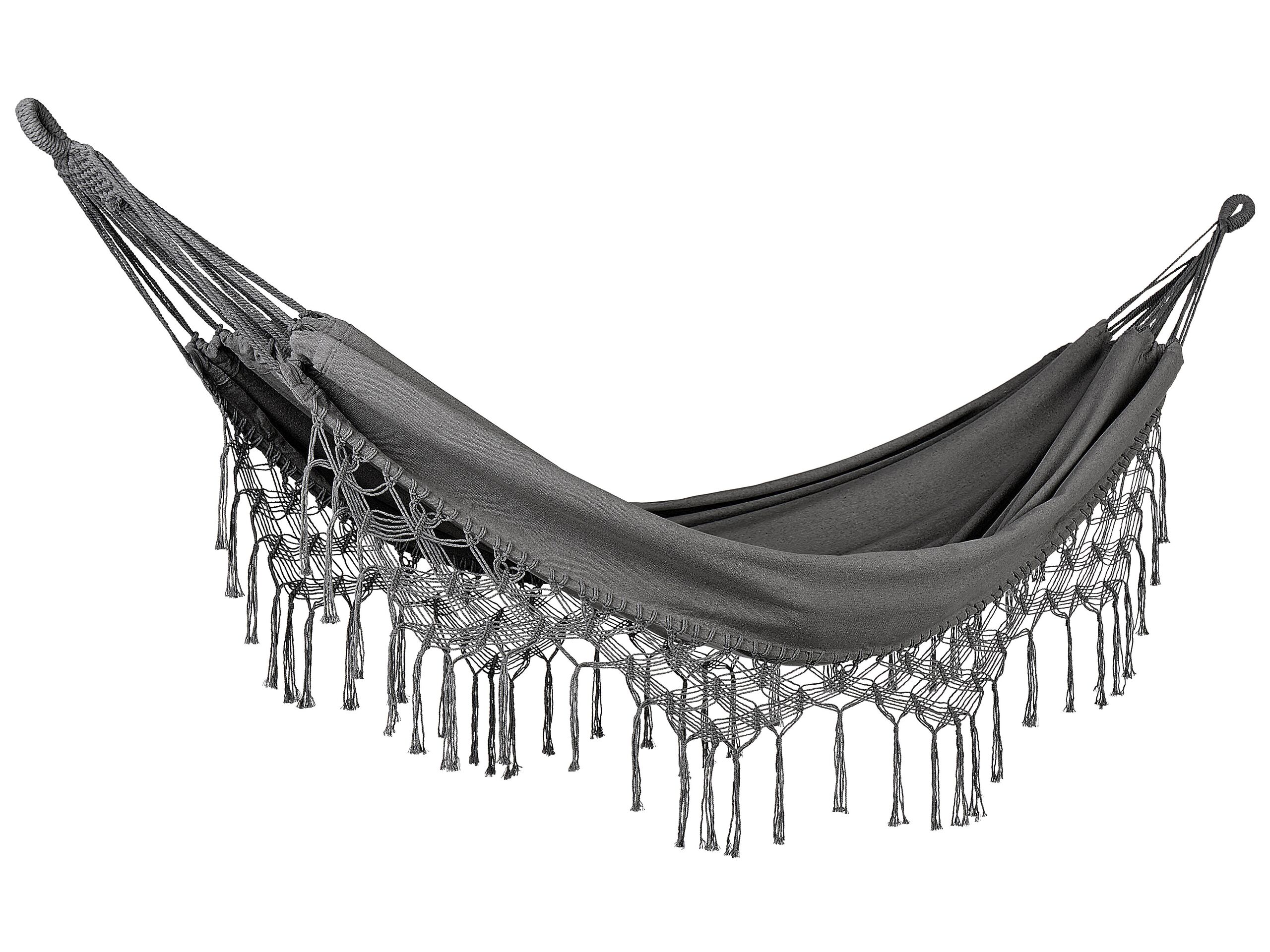 Garden Cotton Hammock Grey ROCCA - Gemini Interiors