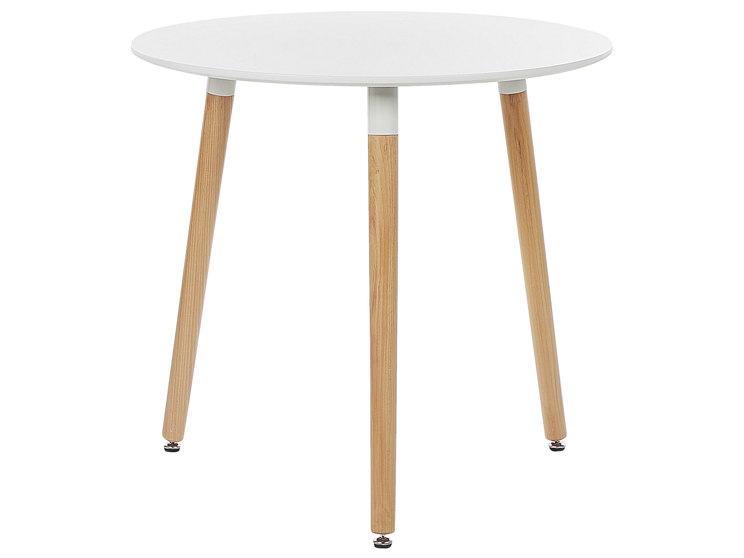 Round Dining Table âŒ€ 80 cm White BOMA - Gemini Interiors