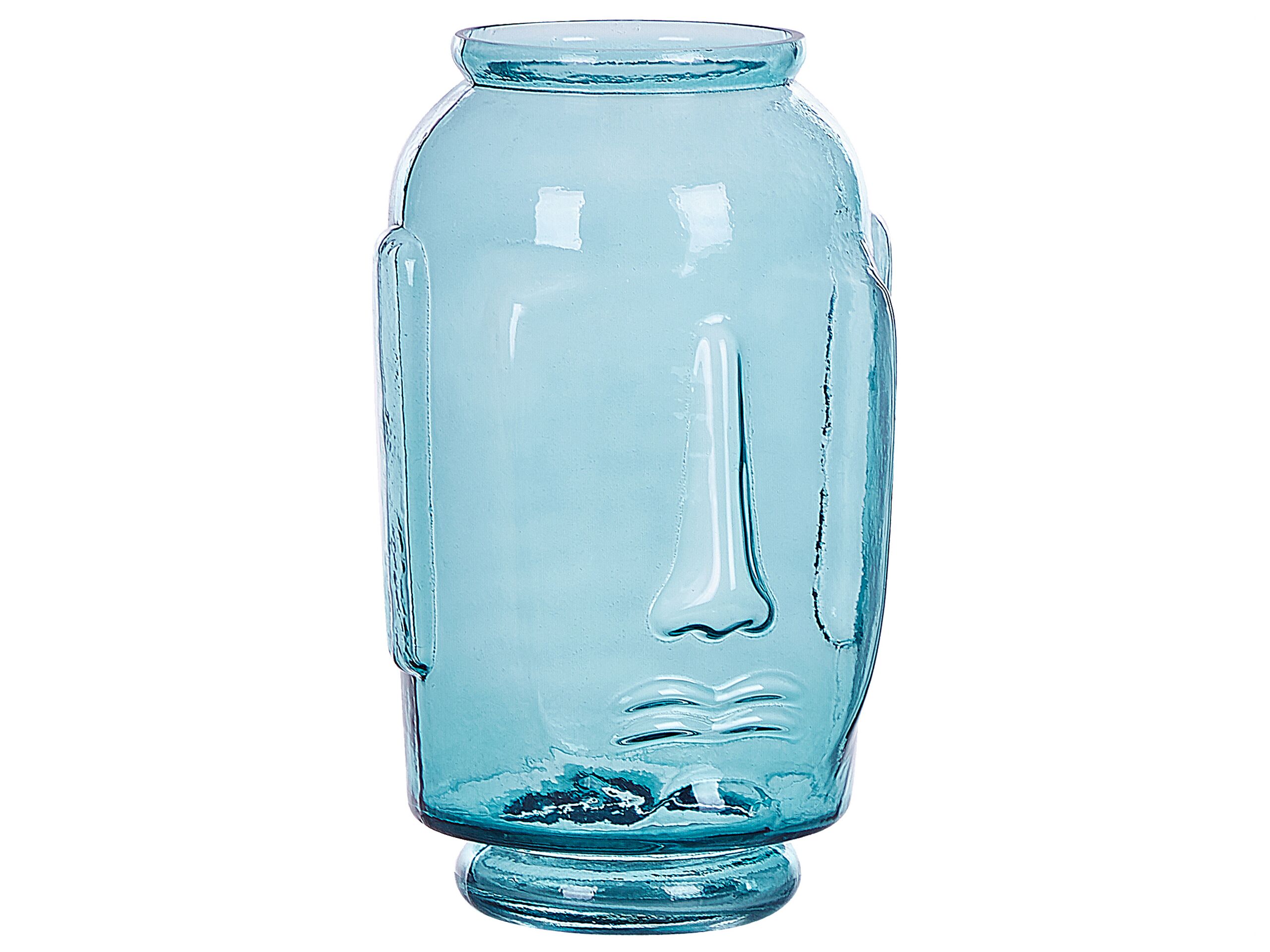 Glass Decorative Vase 31 Blue SAMBAR - Gemini Interiors