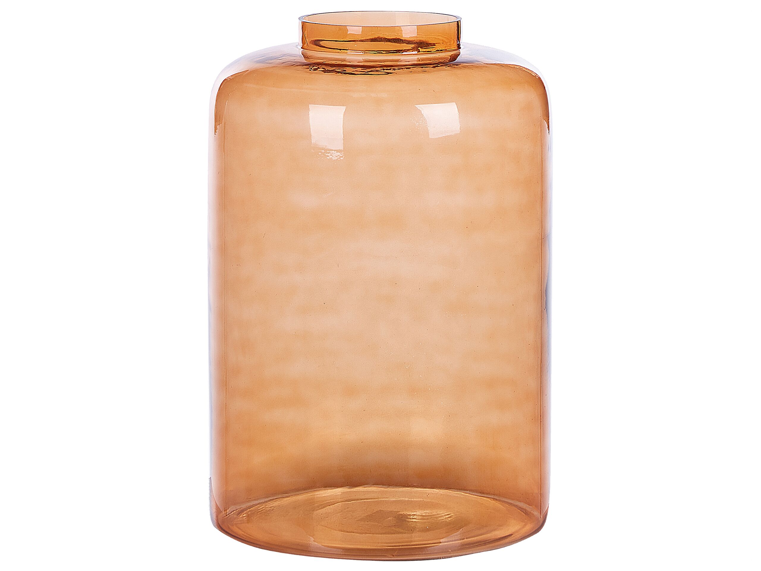 Glass Decorative Vase 41 Orange MIRCHI - Gemini Interiors
