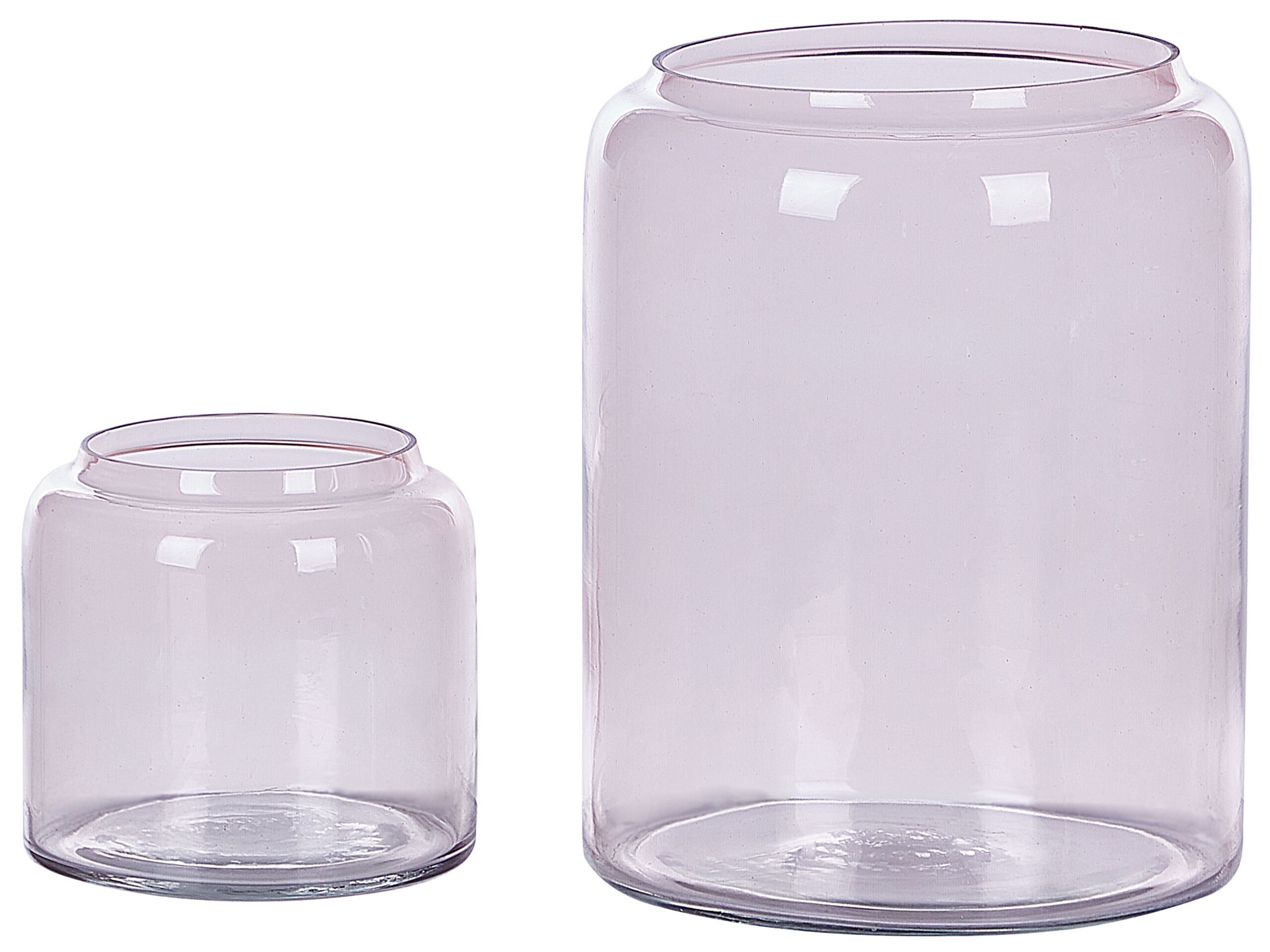 Glass Decorative Vase 20/11 Pink RASAM - Gemini Interiors