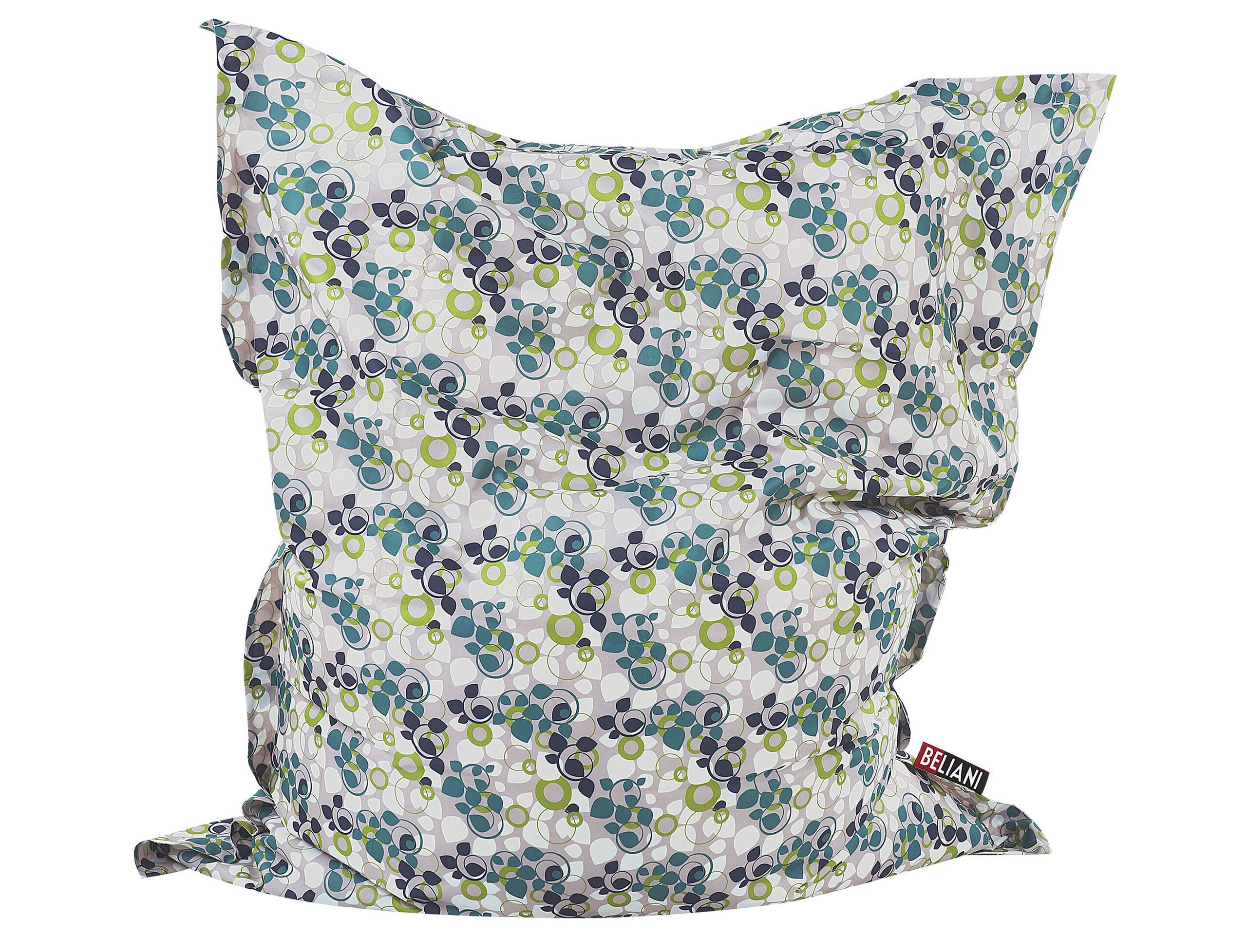 Large Bean Bag 140 x 180 cm Leaf Pattern FUZZY - Gemini Interiors