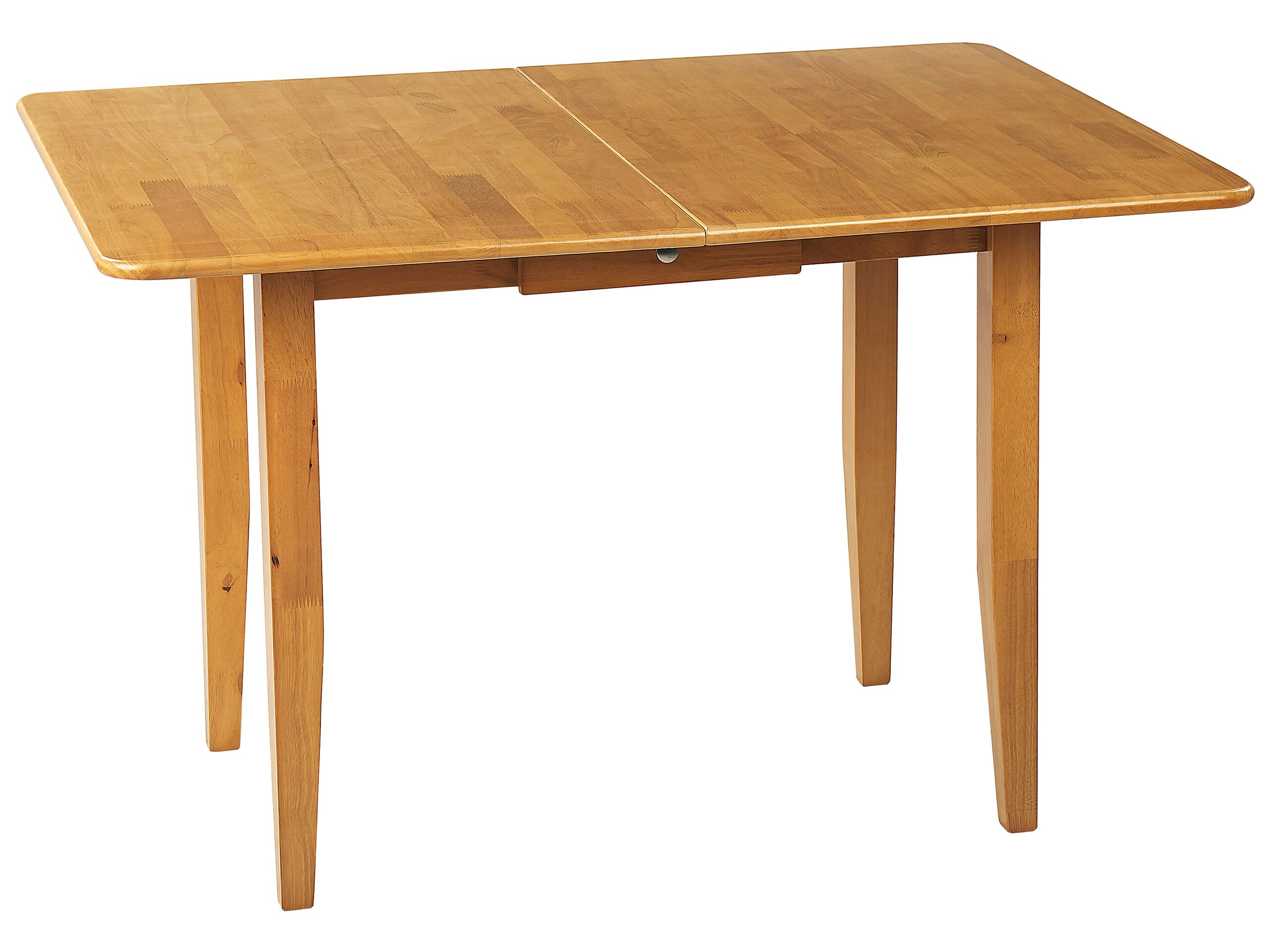Extending Dining Table 90/120 x 60 cm Light Wood MASELA - Gemini Interiors
