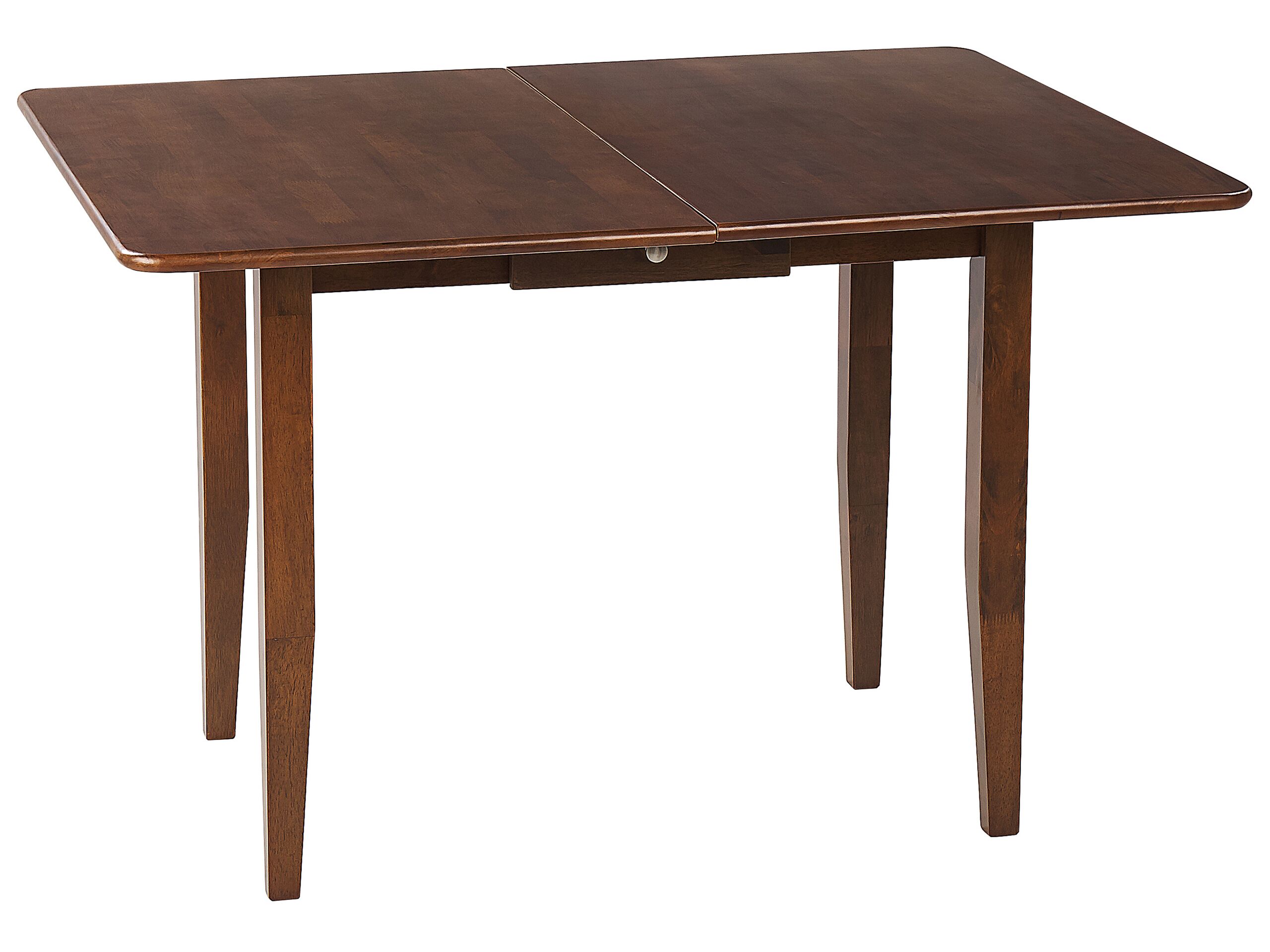 Extending Dining Table 90/120 x 60 cm Dark Wood MASELA - Gemini Interiors