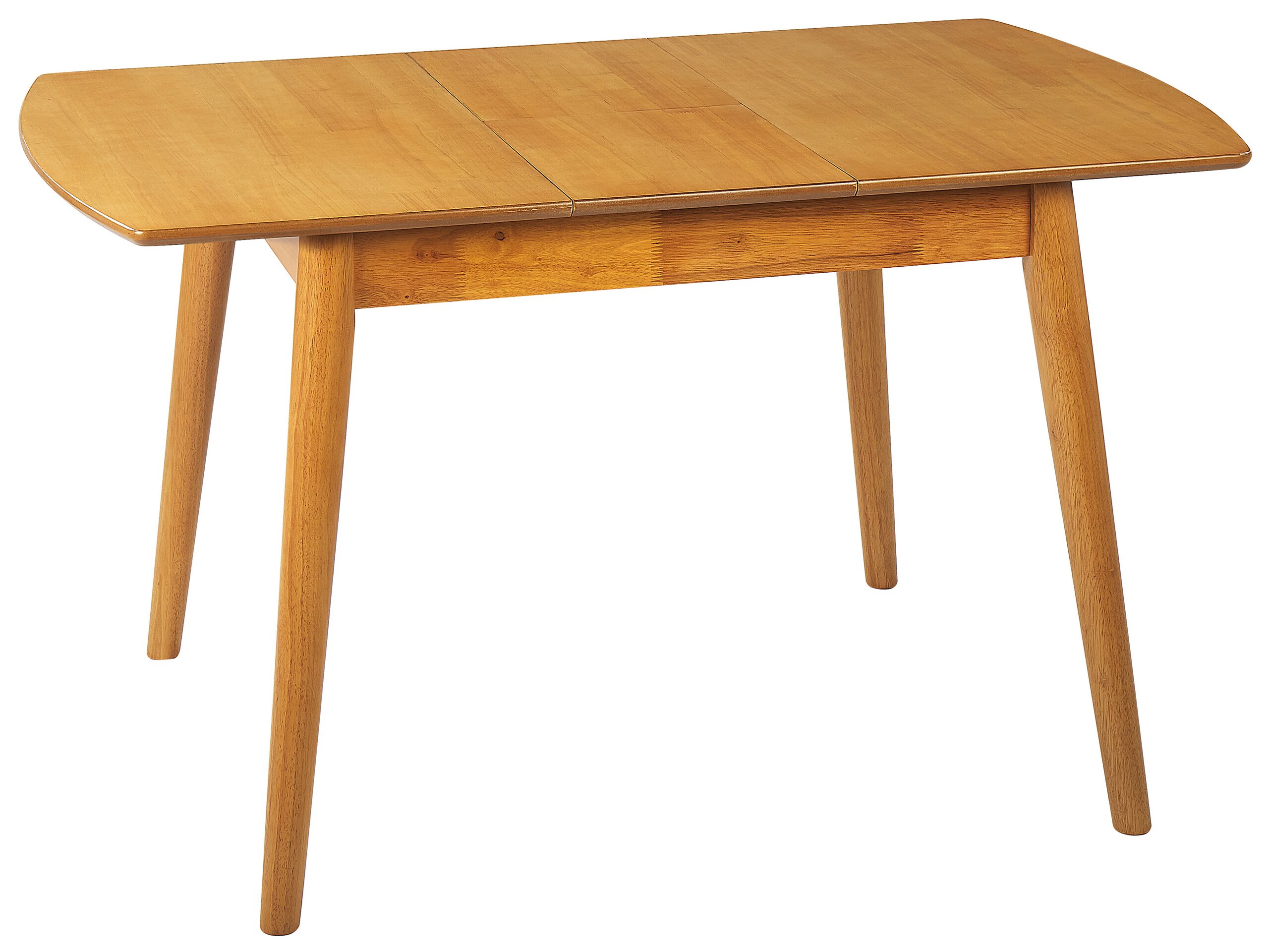Extending Dining Table 100/130 x 80 cm Light Wood TOMS - Gemini Interiors