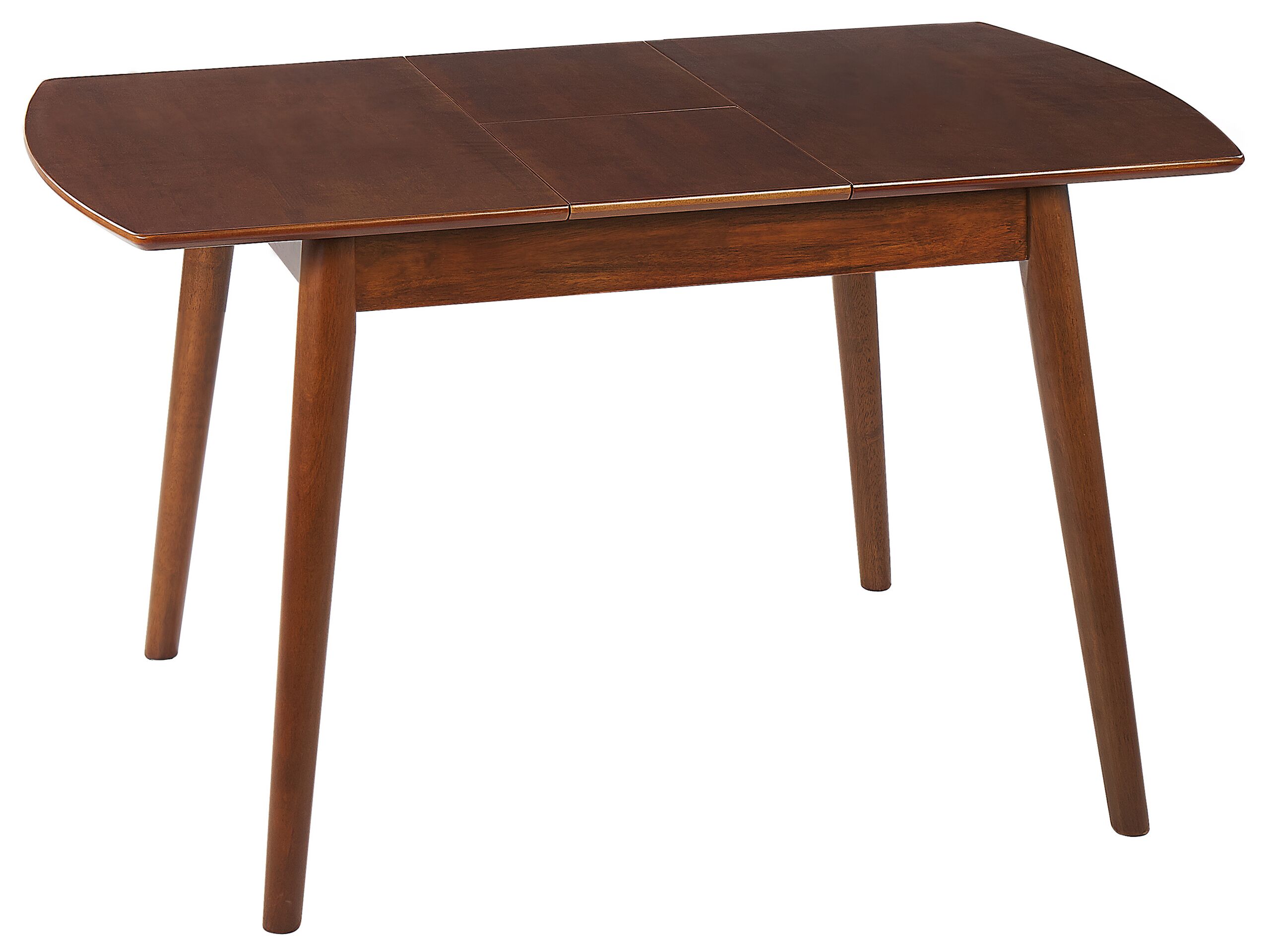 Extending Dining Table 100/130 x 80 cm Dark Wood TOMS - Gemini Interiors