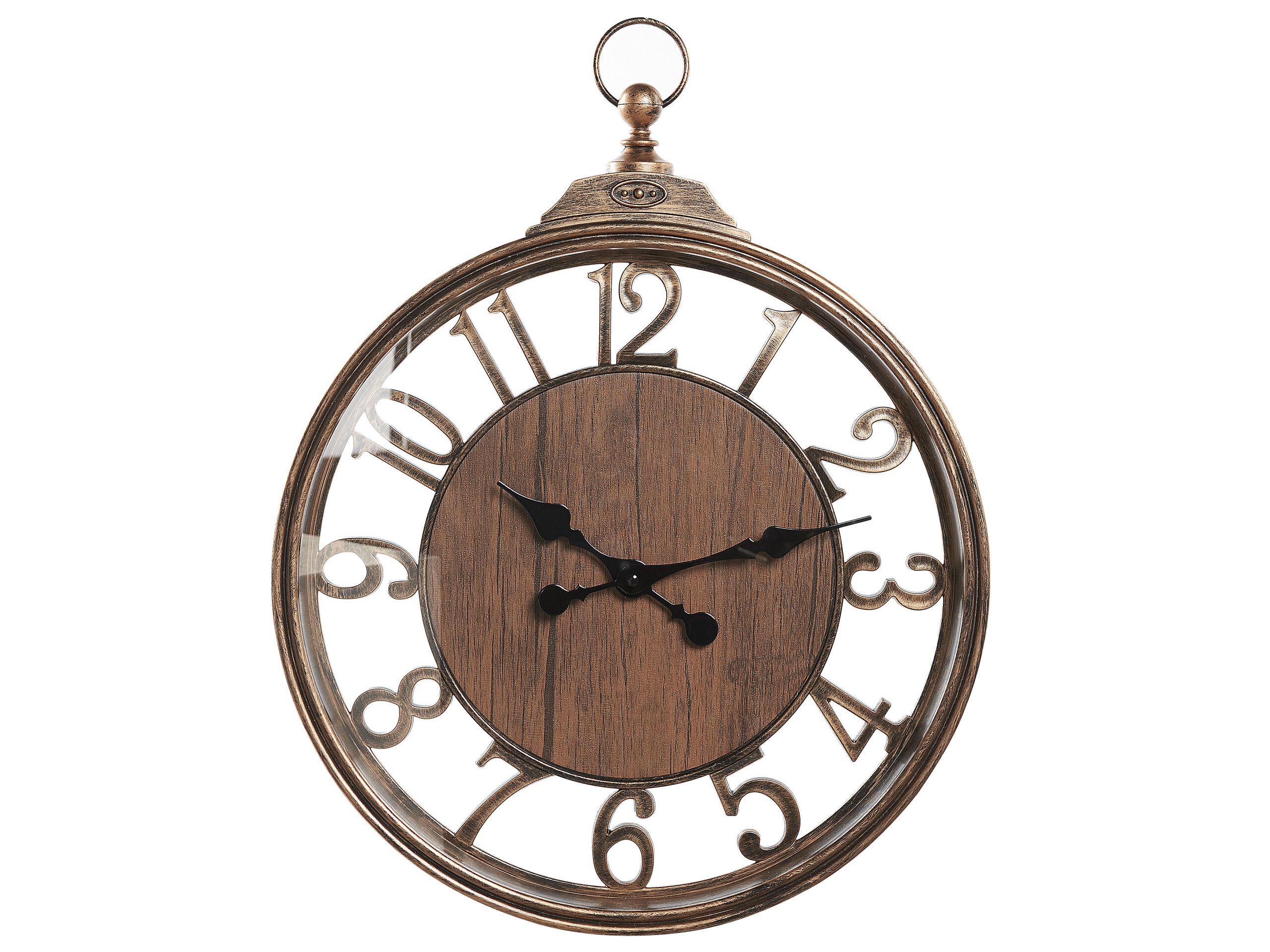 Wall Clock 52cm Brown - Gemini Interiors