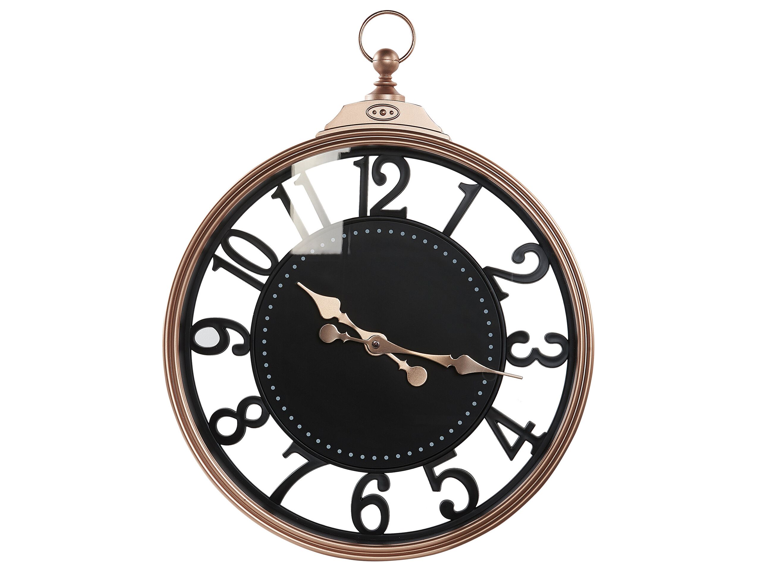Wall Clock 44cm Black - Gemini Interiors