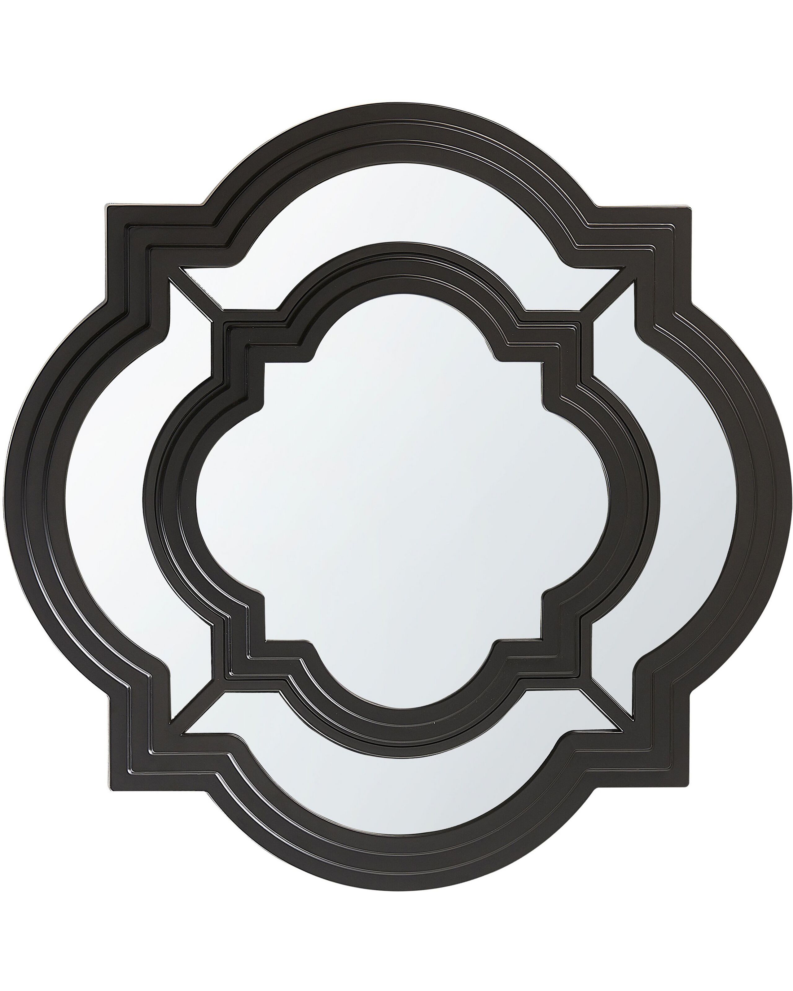 Wall Mirror 51cm Black - Gemini Interiors