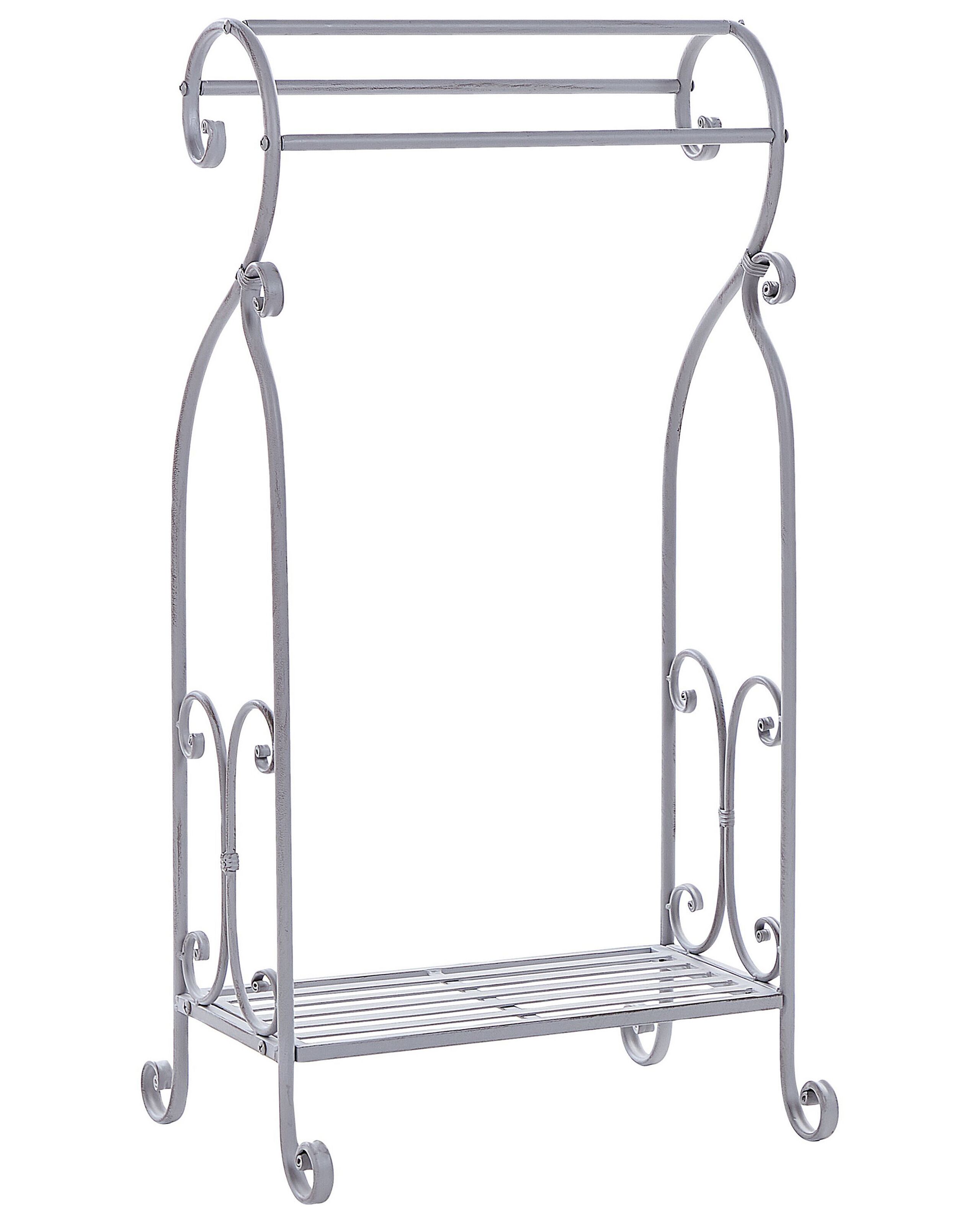 Towel Stand 49 x 91 cm Grey LINARES - Gemini Interiors