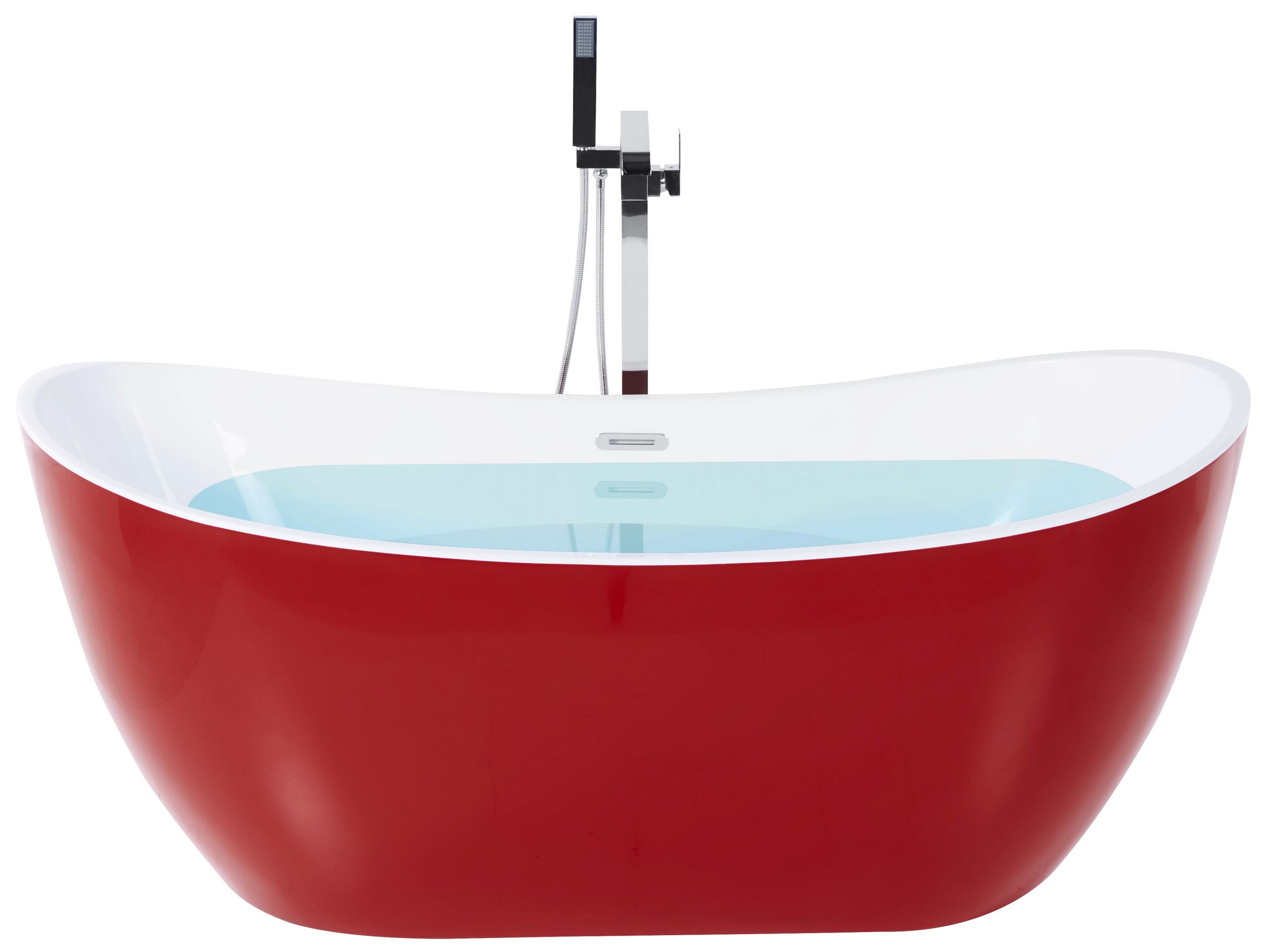 Freestanding Bath 1700 x 770 mm Red ANTIGUA - Gemini Interiors