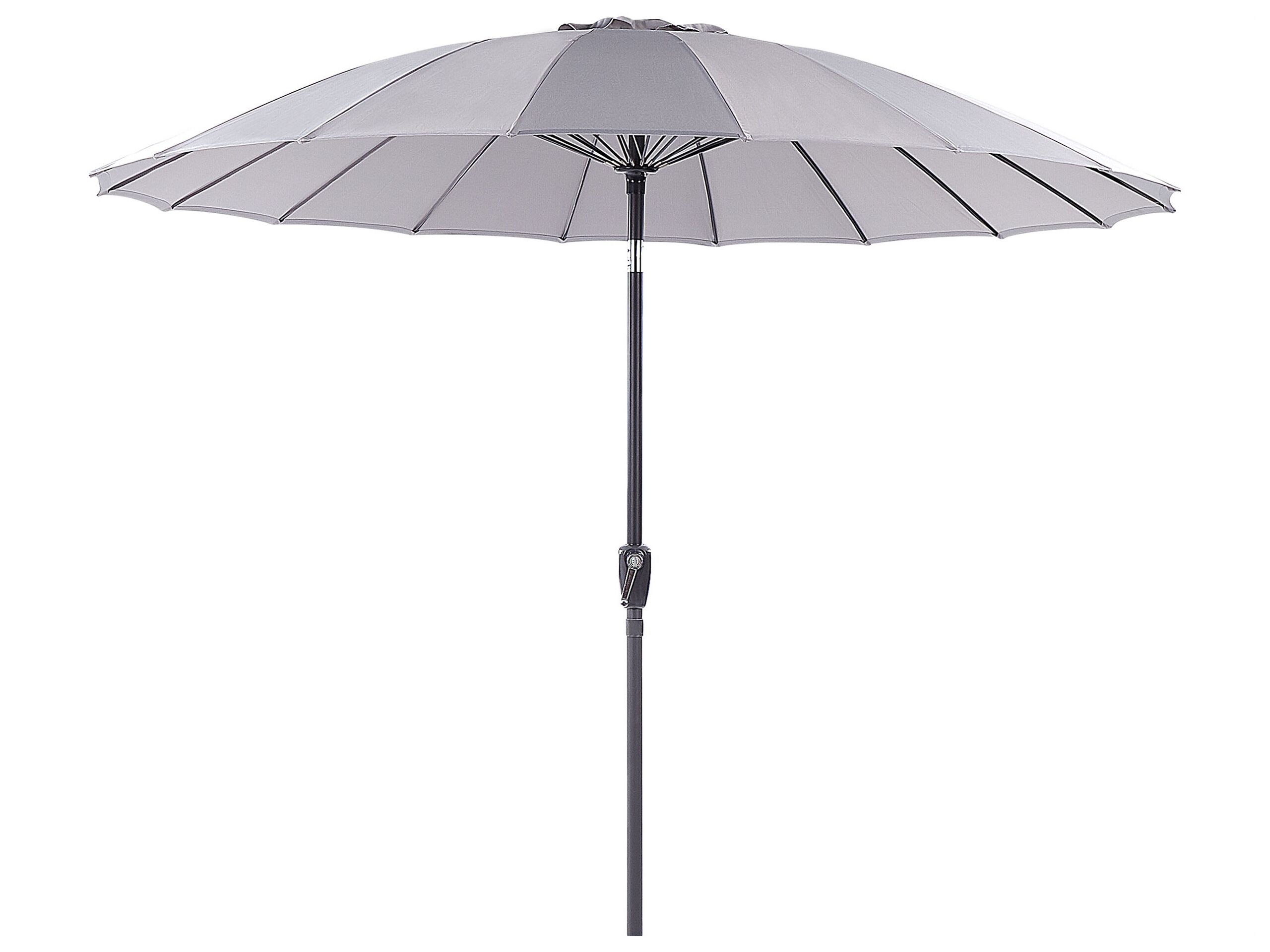 Garden Market Parasol 2.55 m Light Grey BAIA - Gemini Interiors