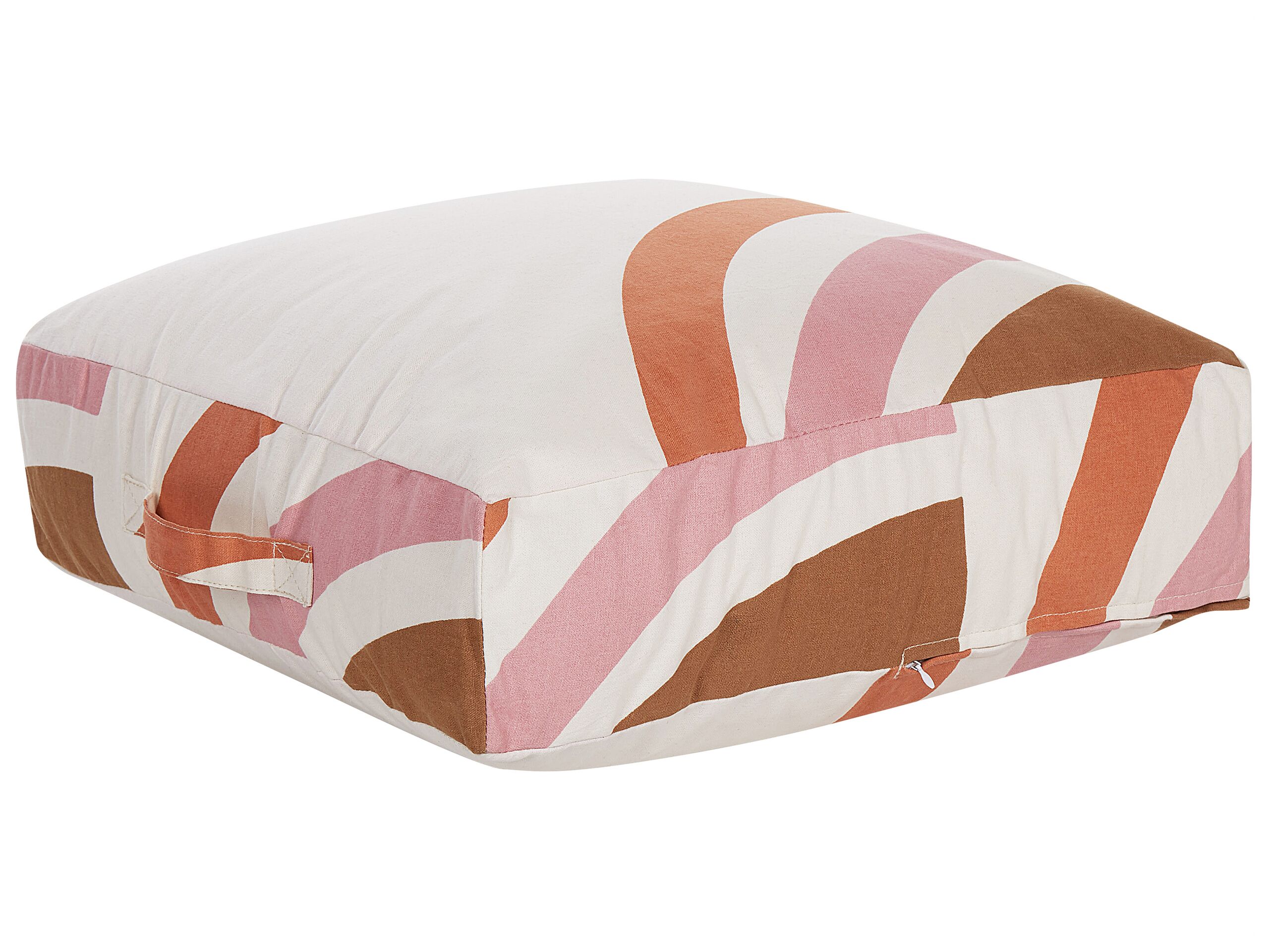 Cotton Floor Cushion 50 x 50 x 20 cm Multicolour TEMARA - Gemini Interiors