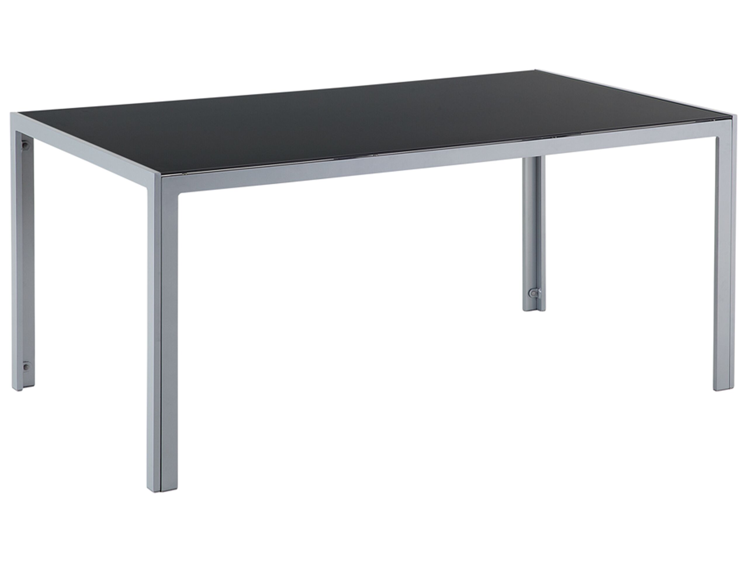 Garden Dining Table 160 x 90 cm Black CATANIA - Gemini Interiors