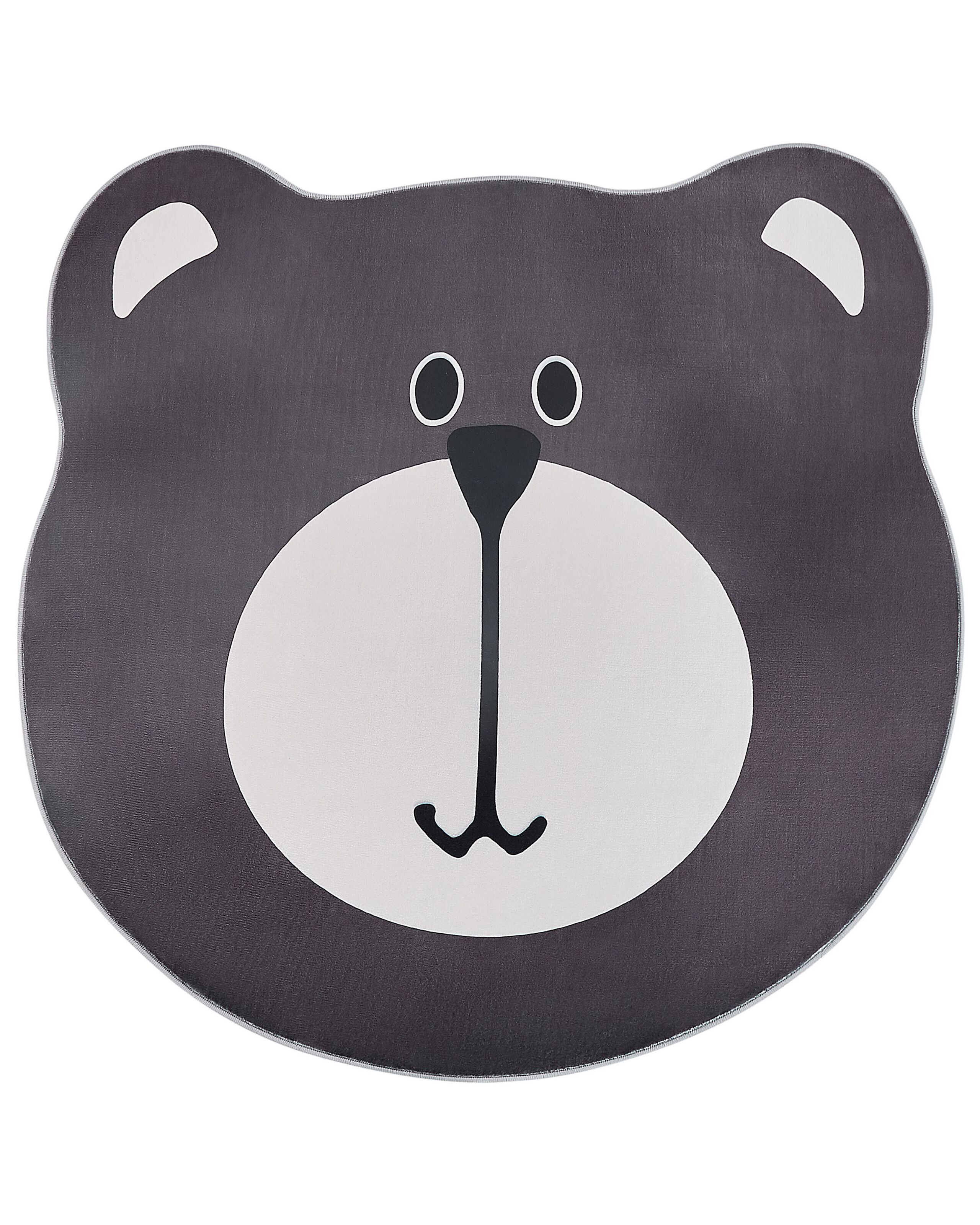Kids Rug Bear Print âŒ€120 cm Brown COLARGOL - Gemini Interiors