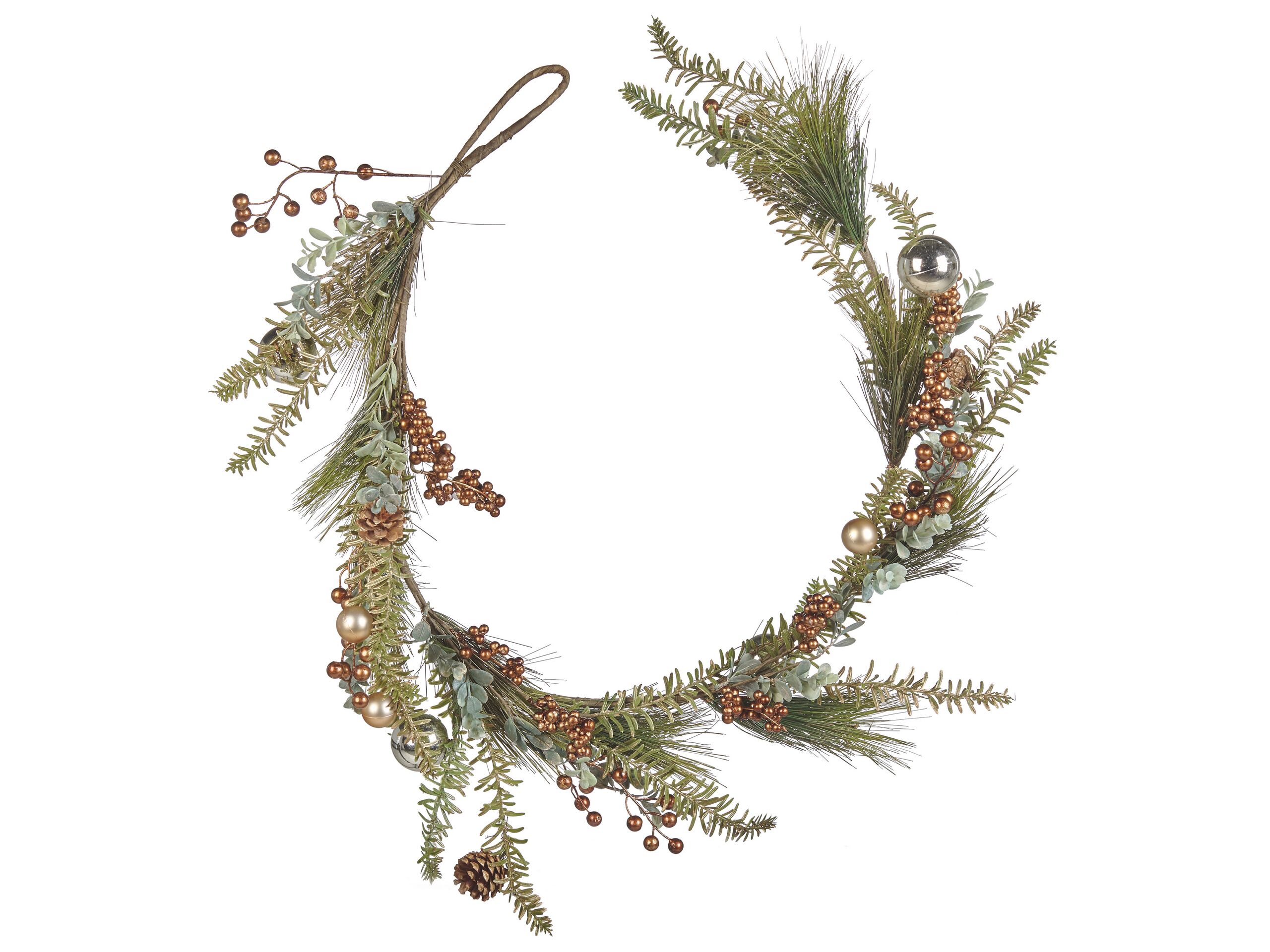 Christmas Garland 150cm Green and Copper - Gemini Interiors