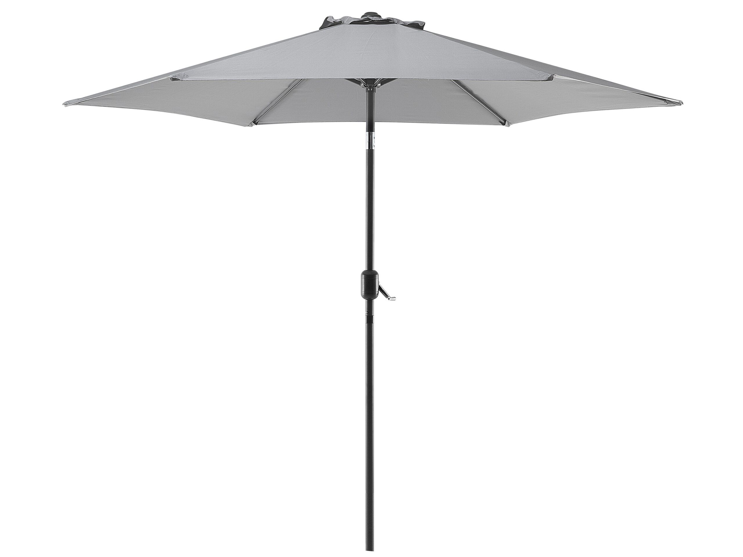 Market Garden Parasol 2.7 m Dark Grey VARESE - Gemini Interiors