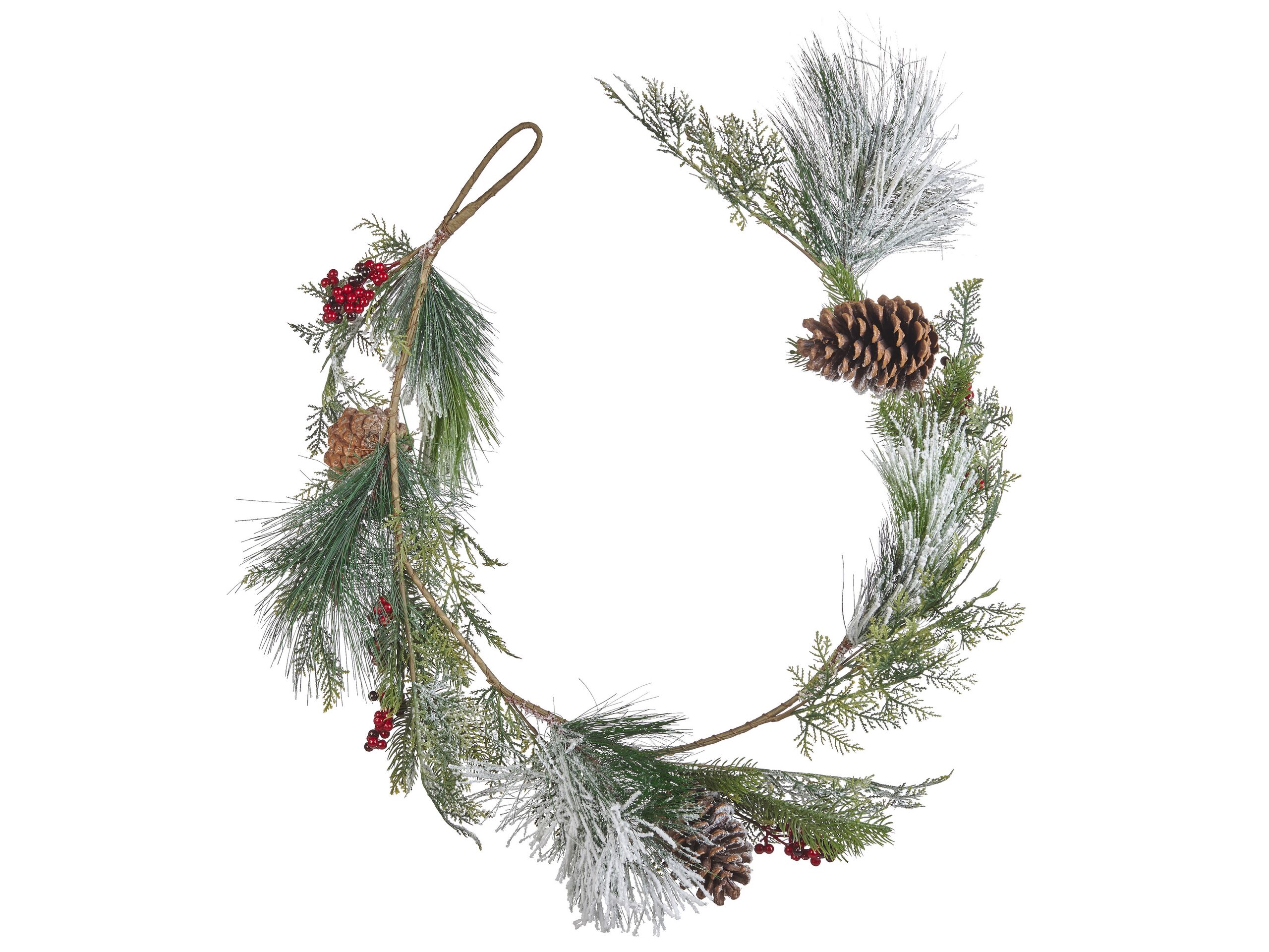 Christmas Garland 150 cm Green SORIA - Gemini Interiors
