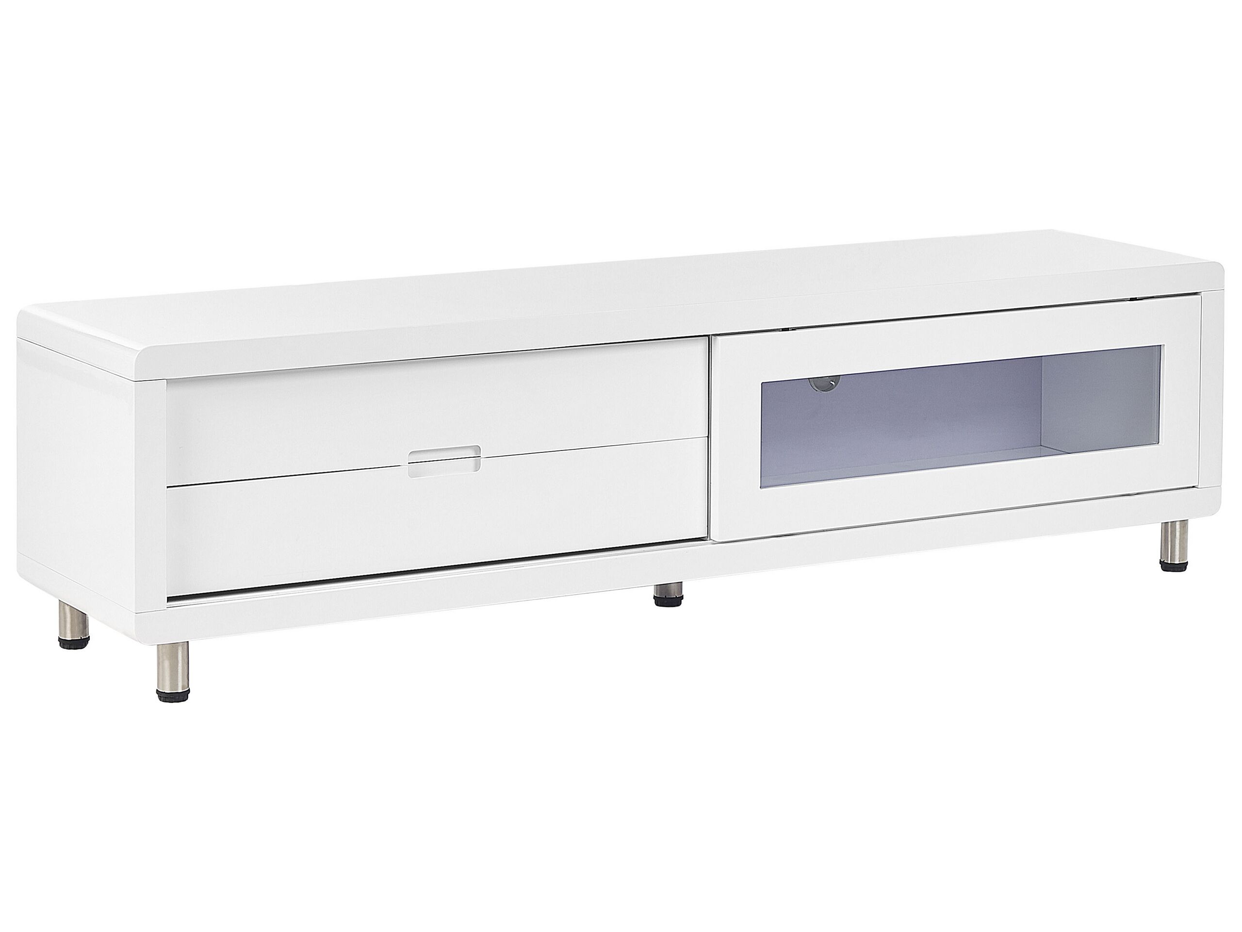 TV Stand White PEMBORKE - Gemini Interiors