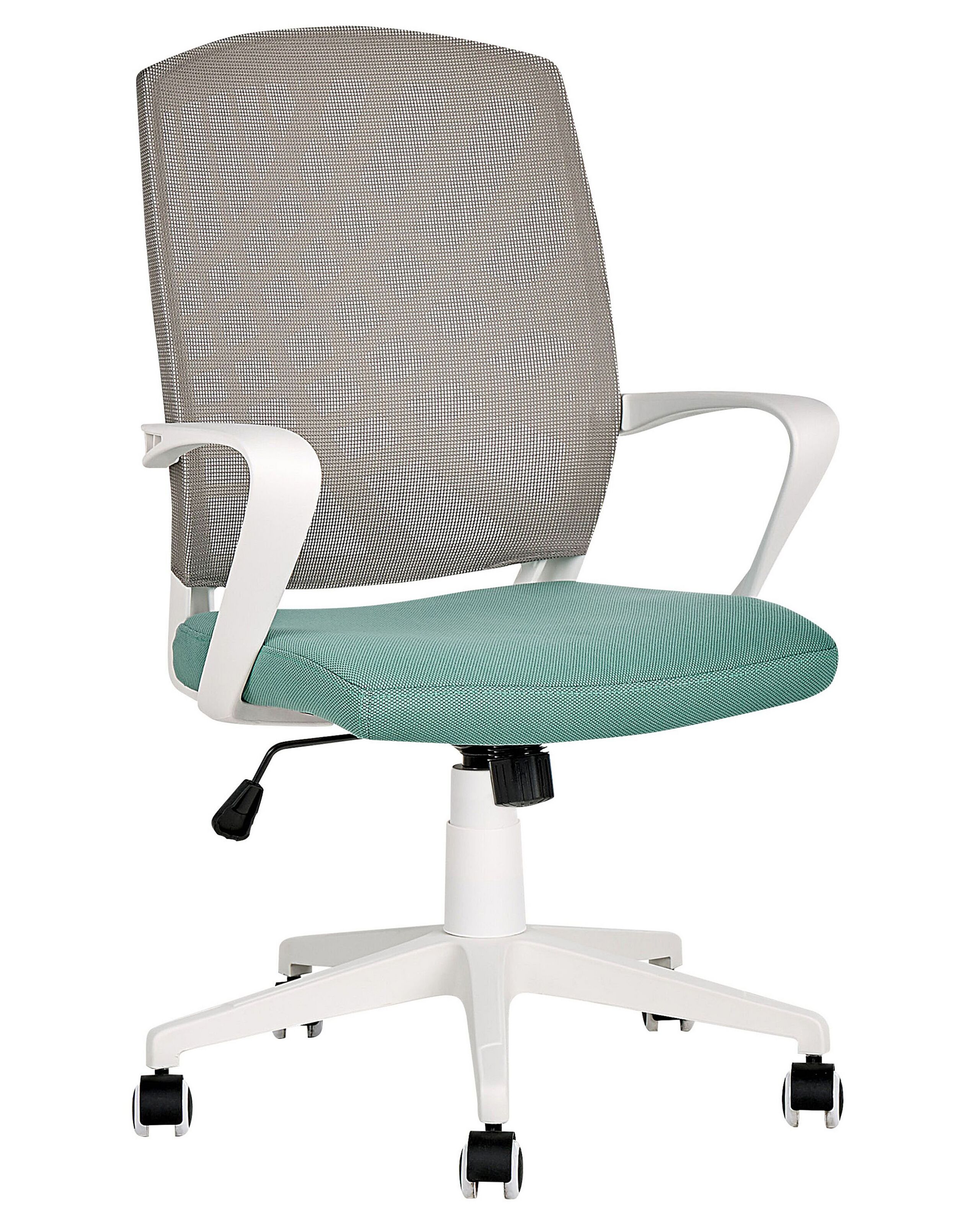 Swivel Office Chair Grey and Blue BONNY - Gemini Interiors
