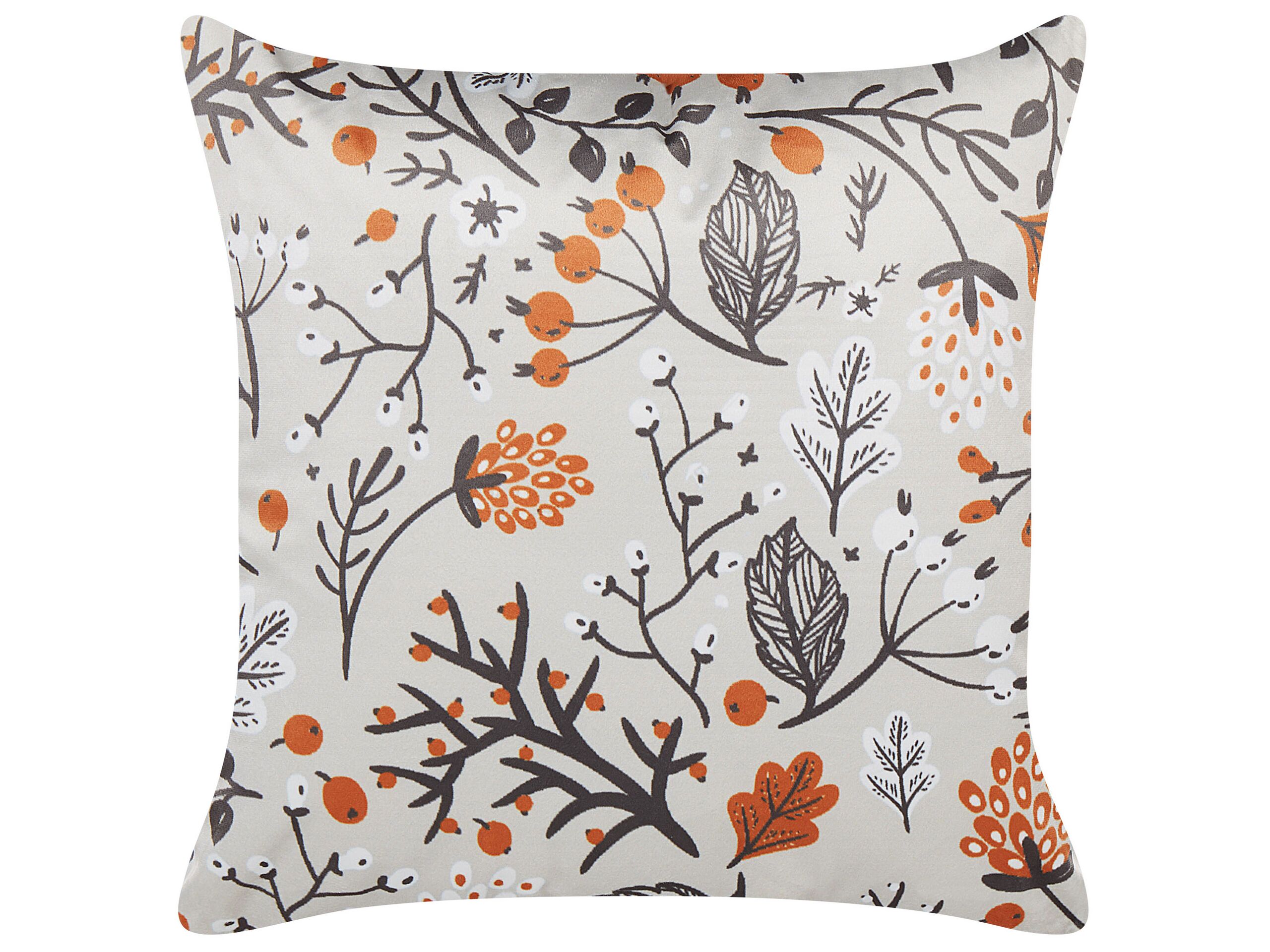 Velvet Cushion 45x45cm Off - White - Gemini Interiors