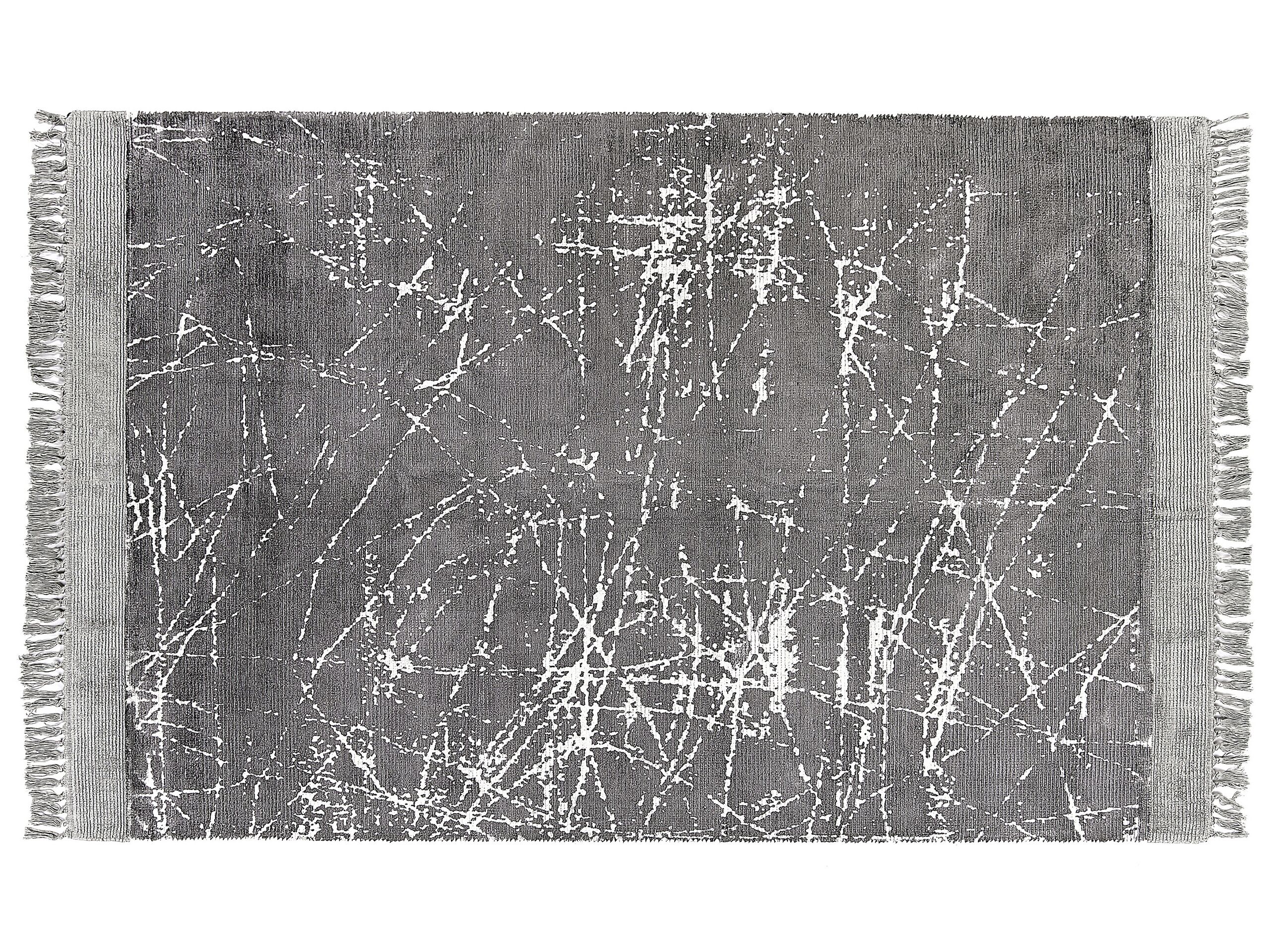 Viscose Area Rug 140x200cm Grey - Gemini Interiors