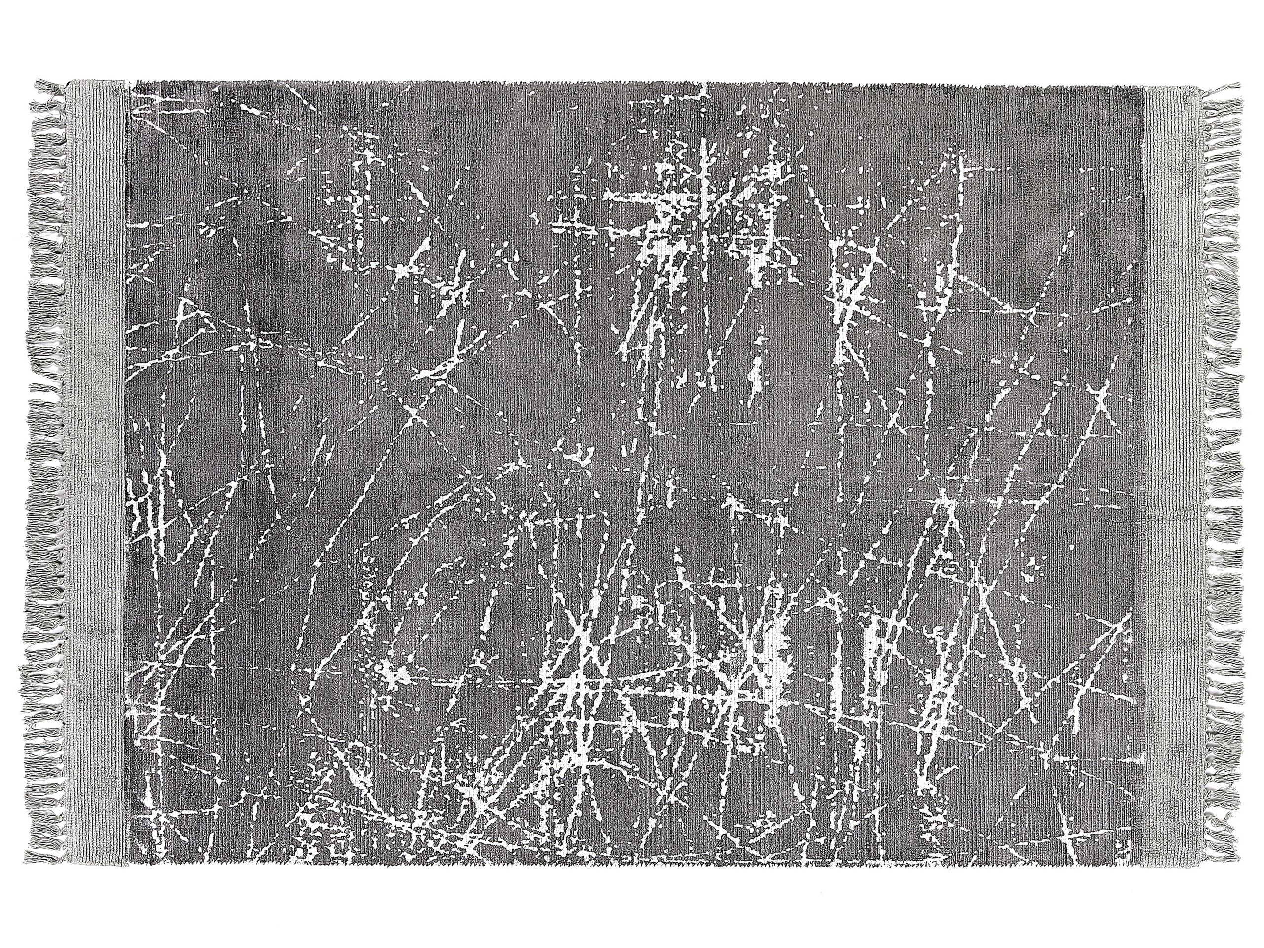 Viscose Area Rug 160x230cm Grey - Gemini Interiors