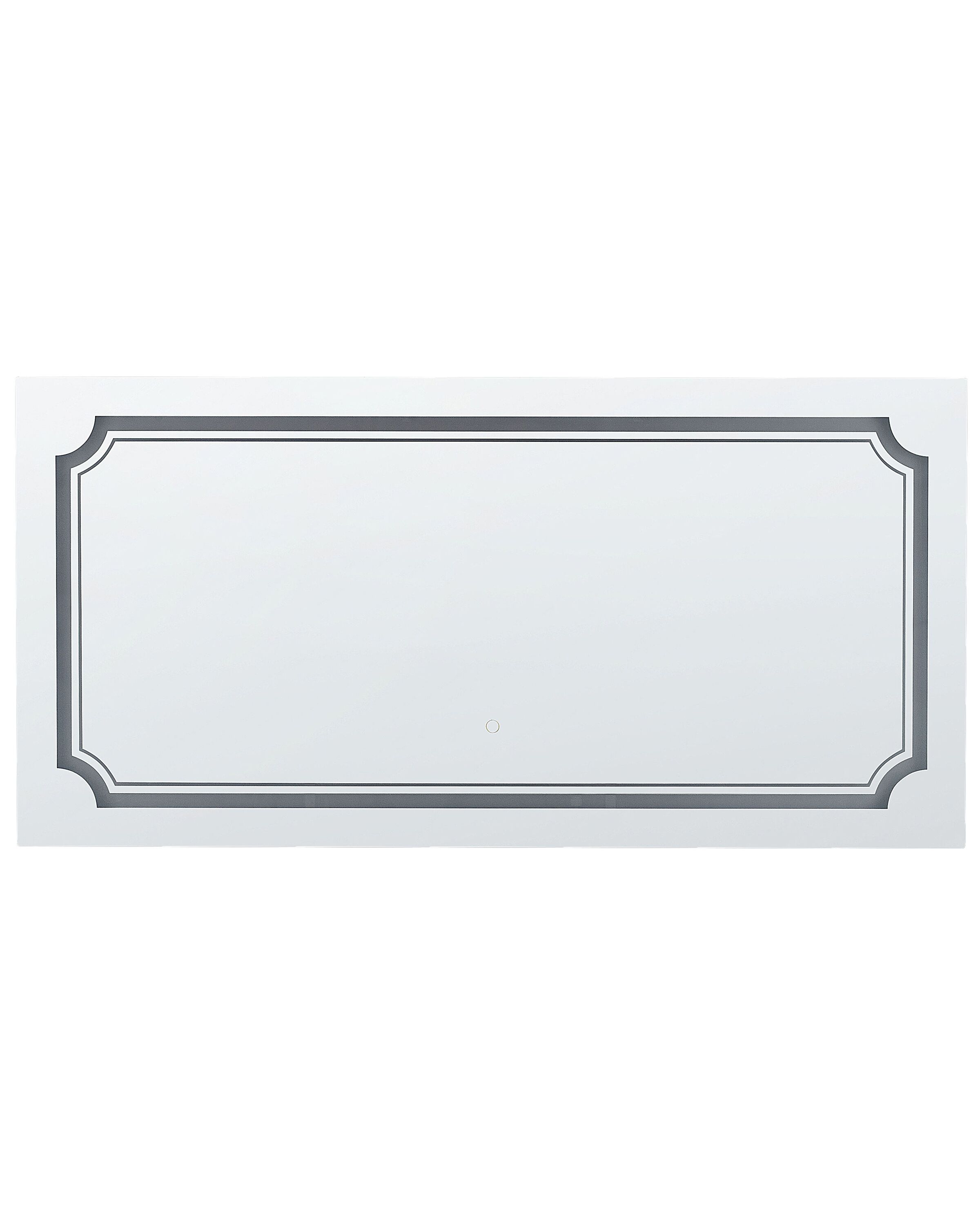 LED Wall Mirror 120x60cm Silver - Gemini Interiors