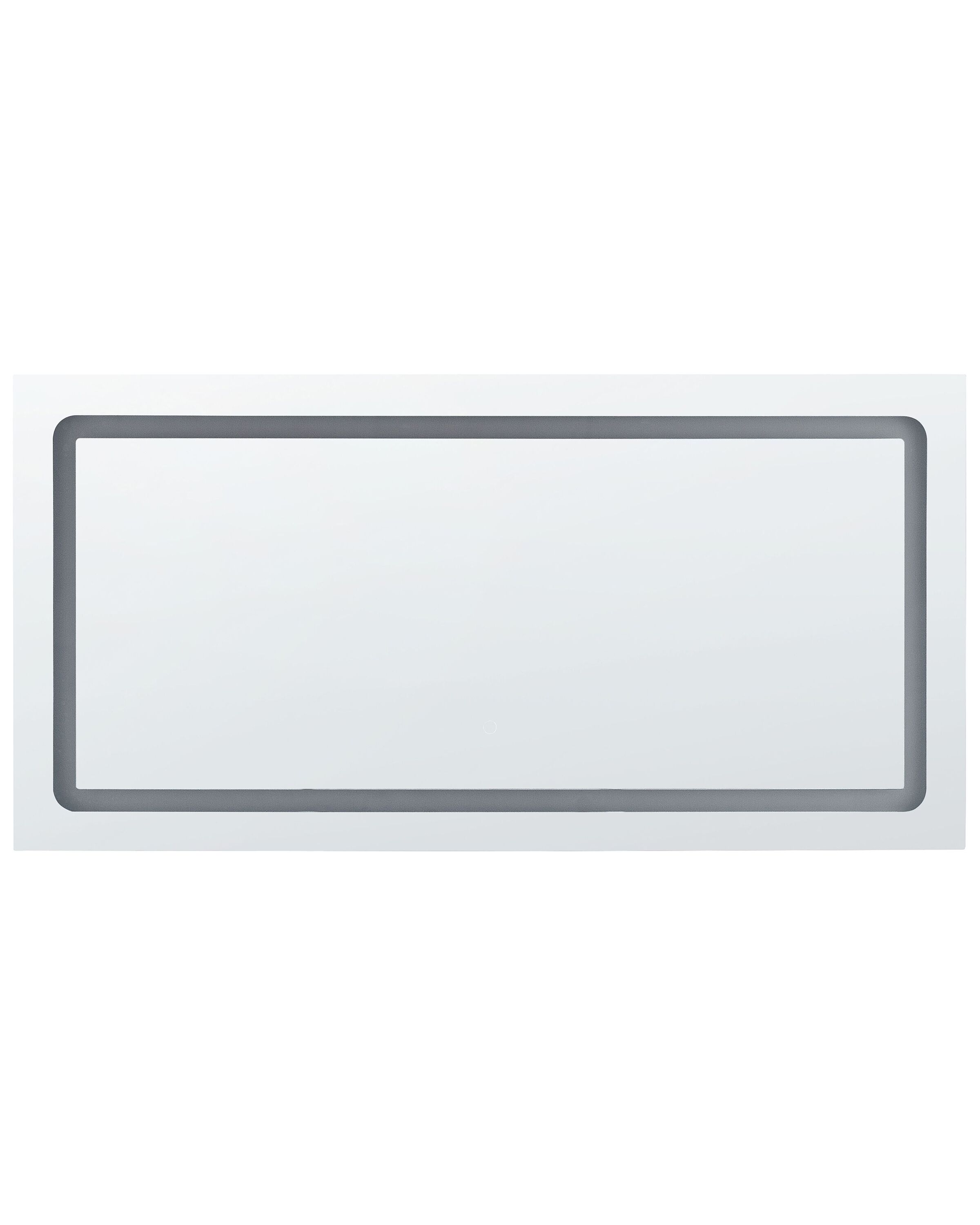LED Wall Mirror 120x60cm Silver - Gemini Interiors