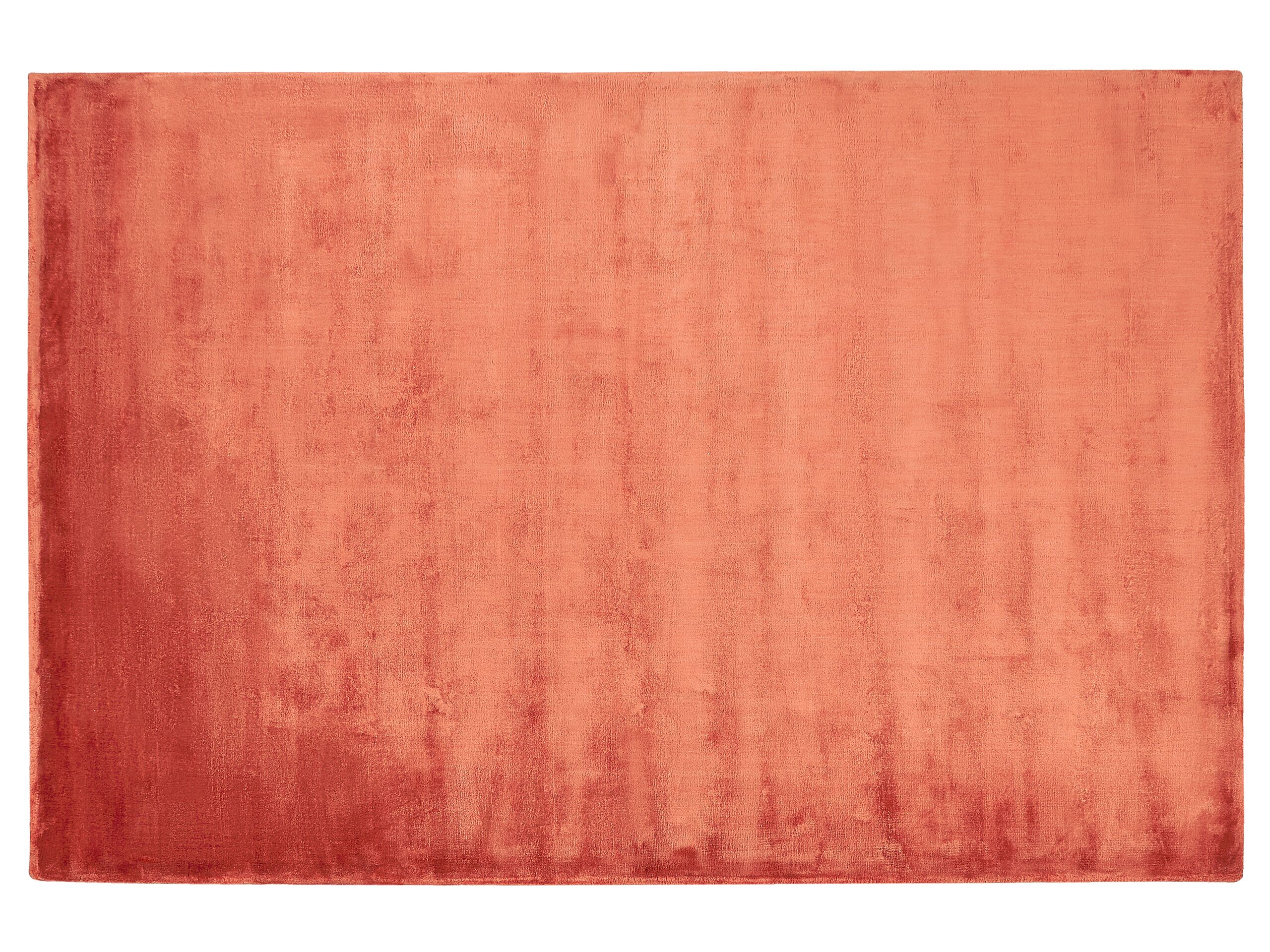 Viscose Area Rug 140x200cm Orange - Gemini Interiors