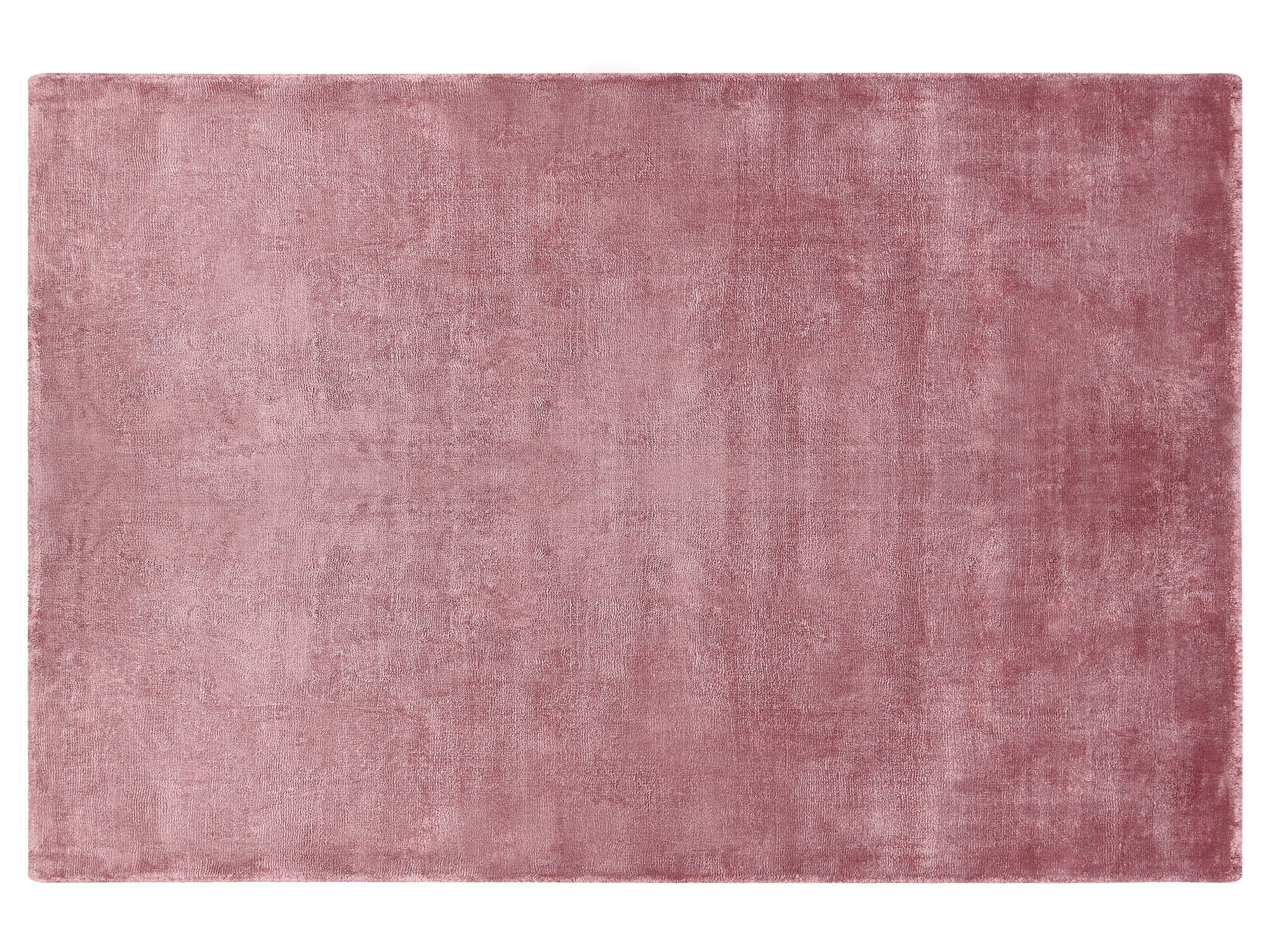 Viscose Area Rug 160x230cm Pink - Gemini Interiors