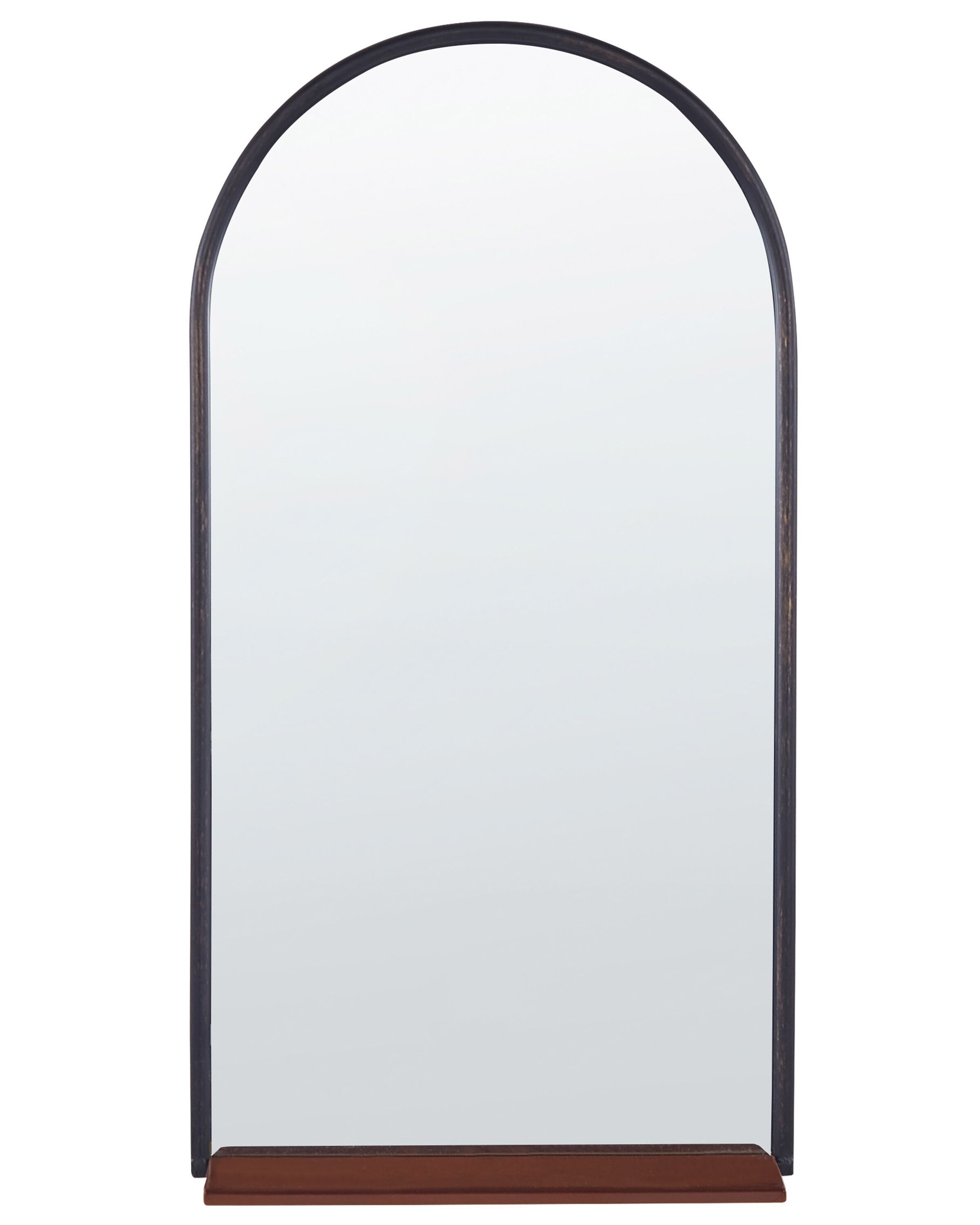 Wall Mirror with Shelf 40x67cm Black and Copper - Gemini Interiors