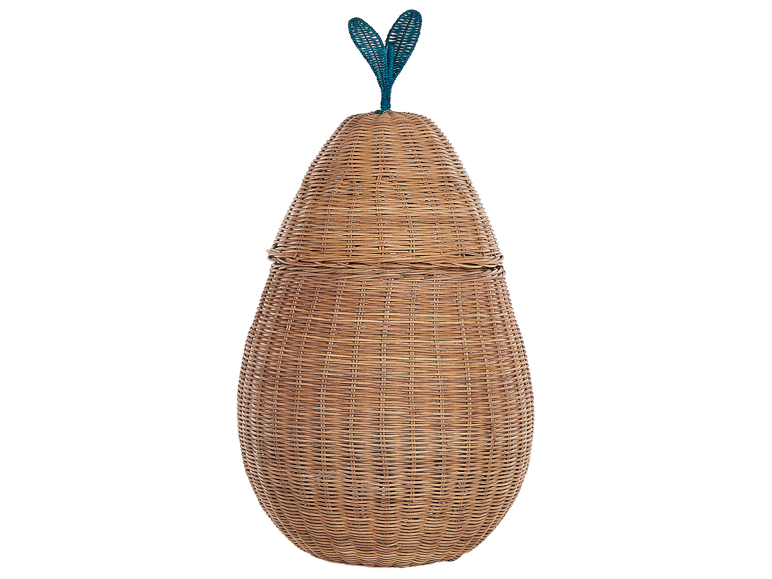 Rattan Pear Basket Natural - Gemini Interiors
