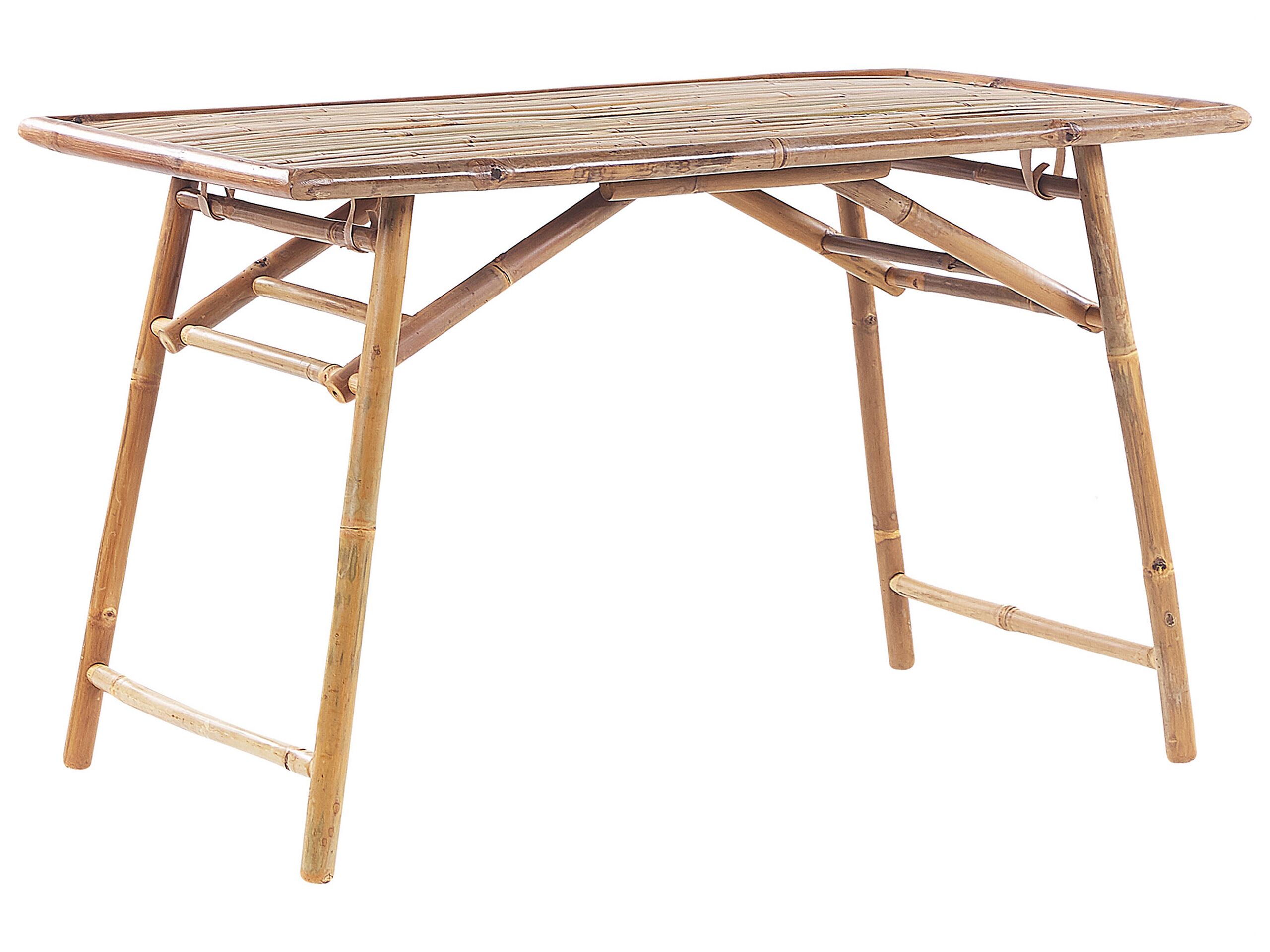 Bamboo Garden Dining Table Natural MOLISE - Gemini Interiors