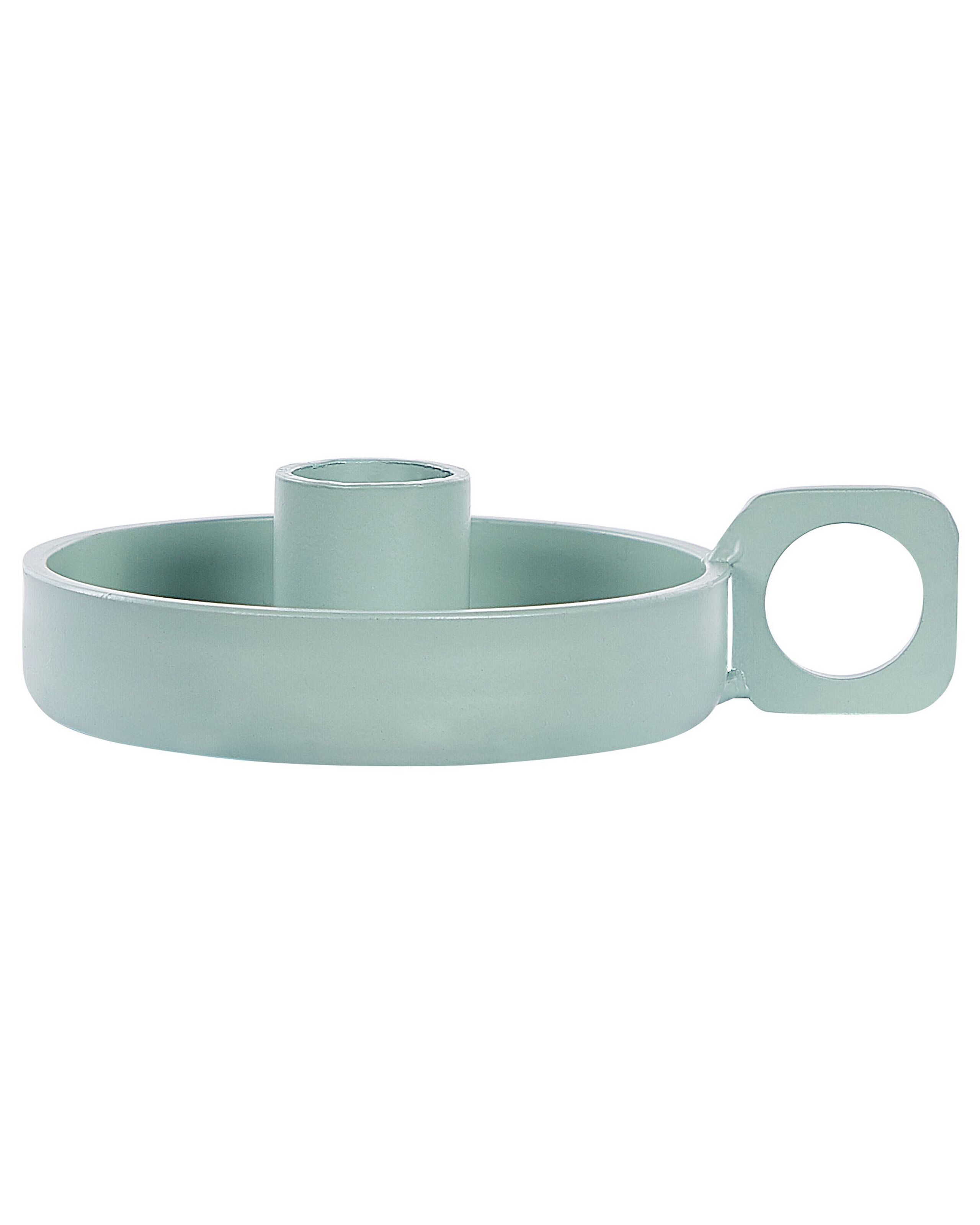Iron Candlestick Green CHORIO - Gemini Interiors
