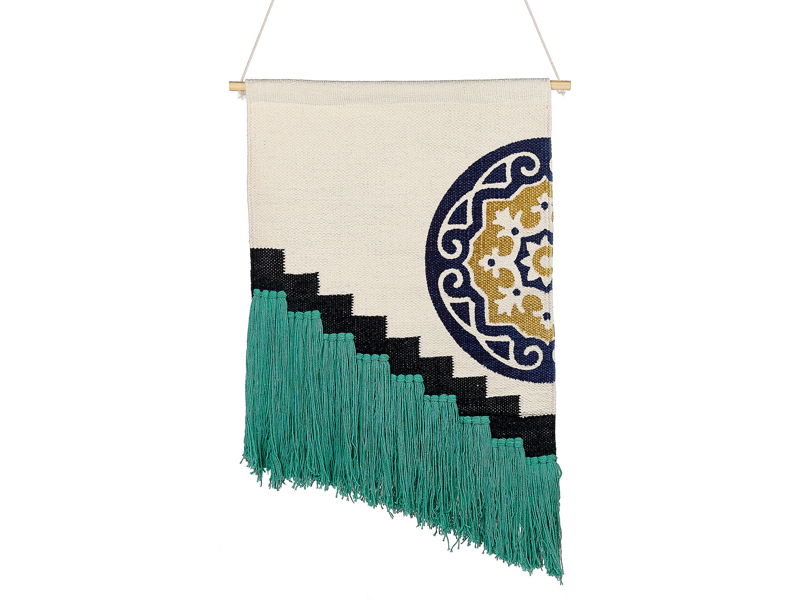 Cotton MacramÃ Wall Hanging Multicolour NOWSHERA - Gemini Interiors