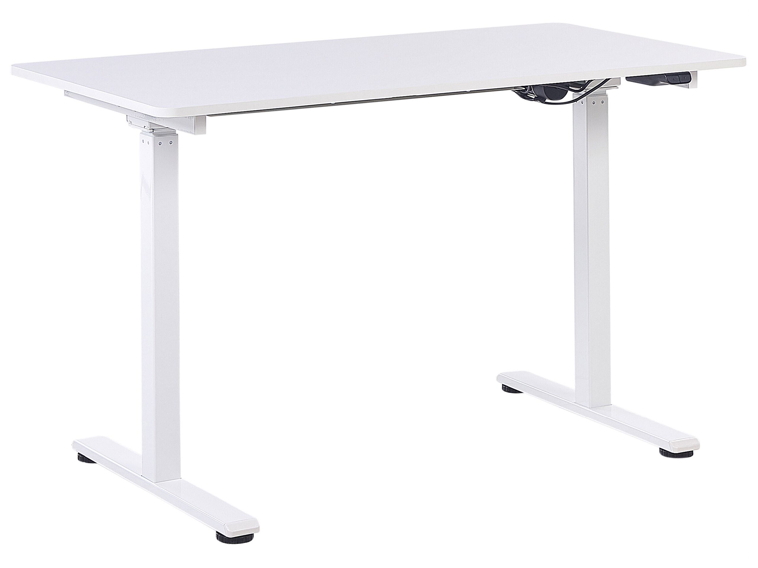 Electric Adjustable Standing Desk 120 x 60 cm White GRIFTON - Gemini Interiors